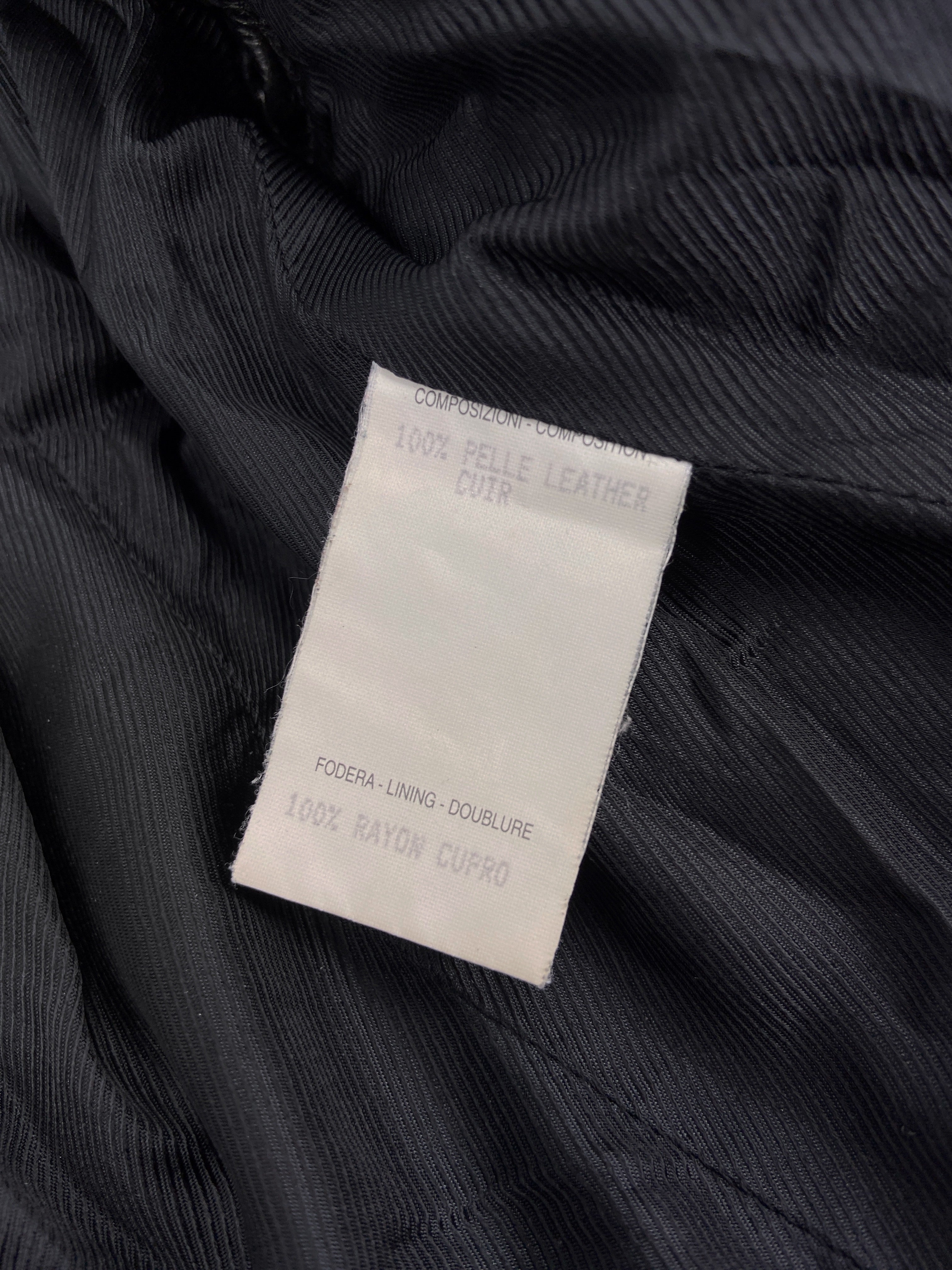 Gucci Fall 1998 Tom Ford Lambskin Leather Quilted Down Puffer Jacket 40 - 27