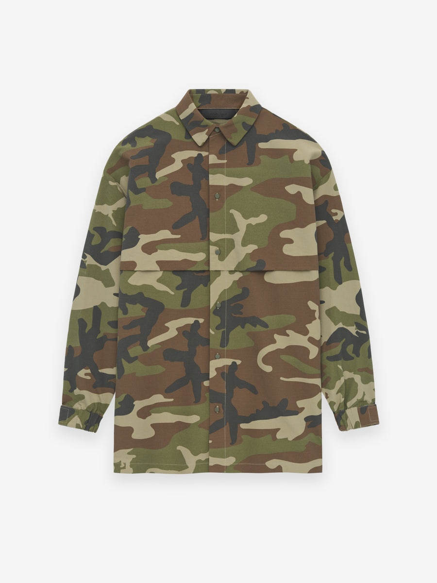 Military Nylon Overshirt - 1