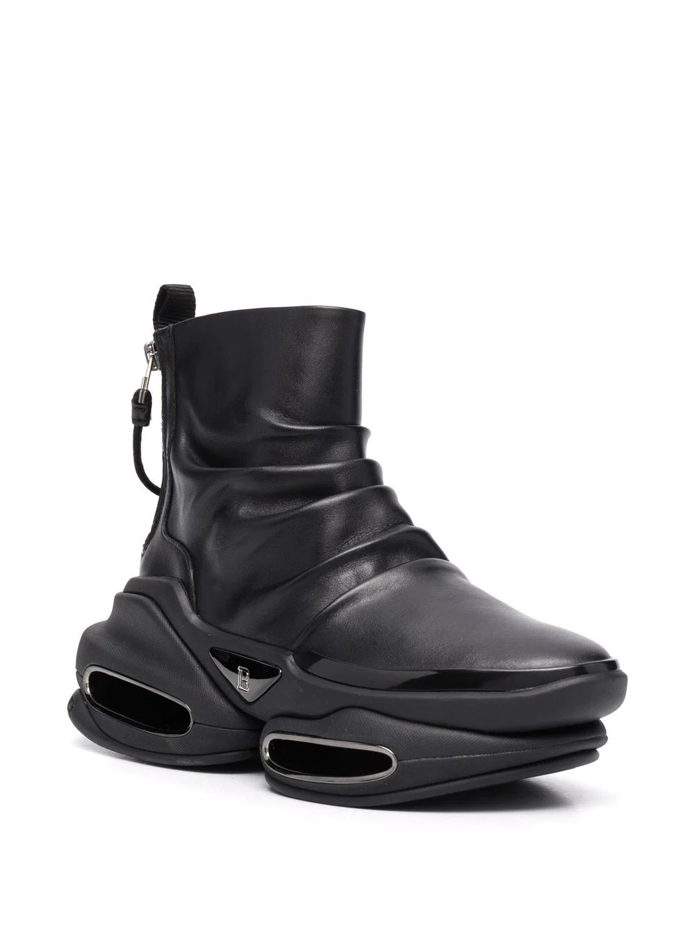 ruched chunky boots - 2
