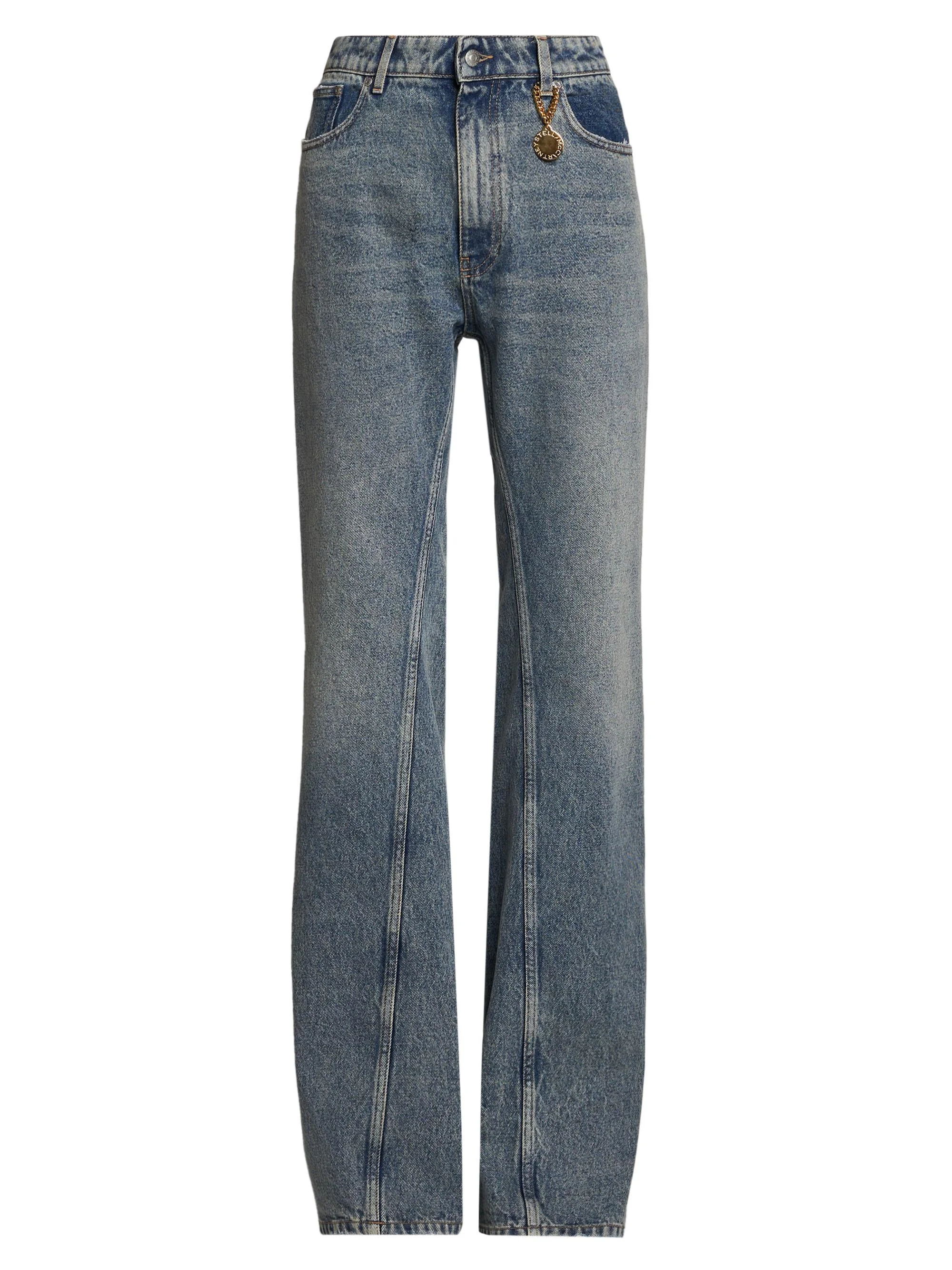 Women's Mid Blue Bootcut-Leg Jeans - Mid Blue - 1