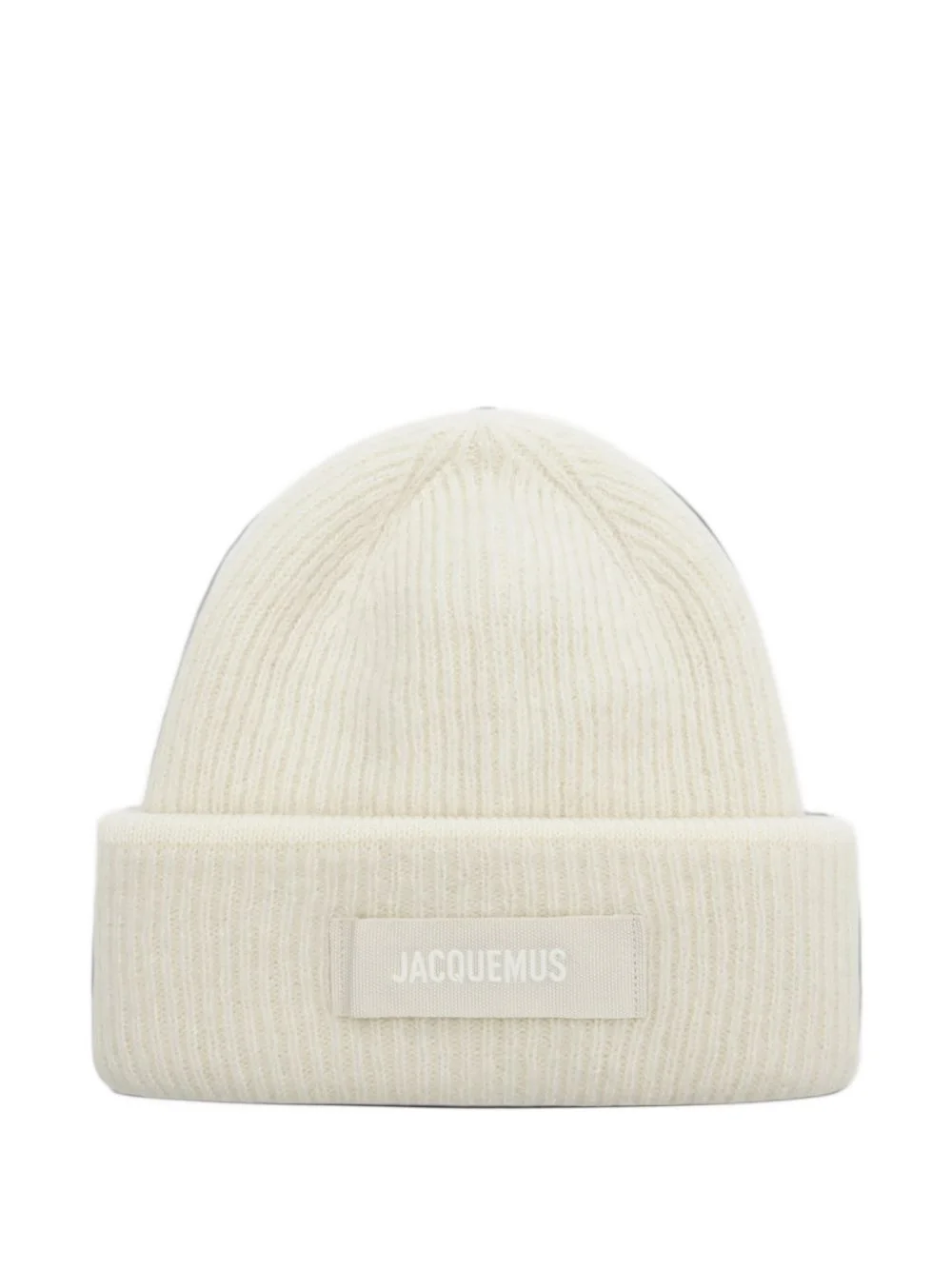 Le Bonnet logo-patch beanie hat - 1
