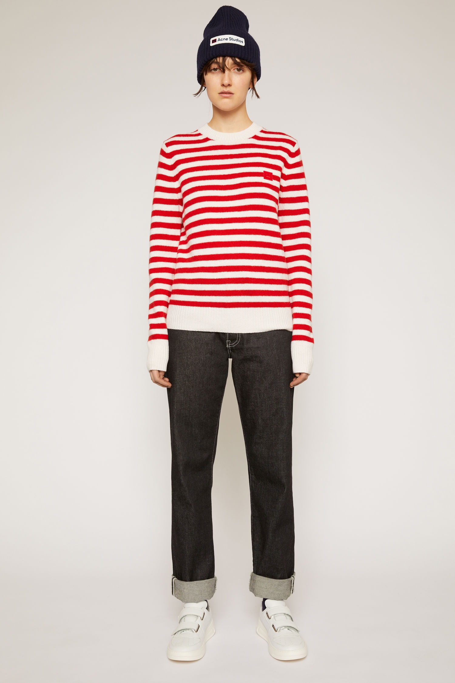 Breton stripe sweater red/white - 2