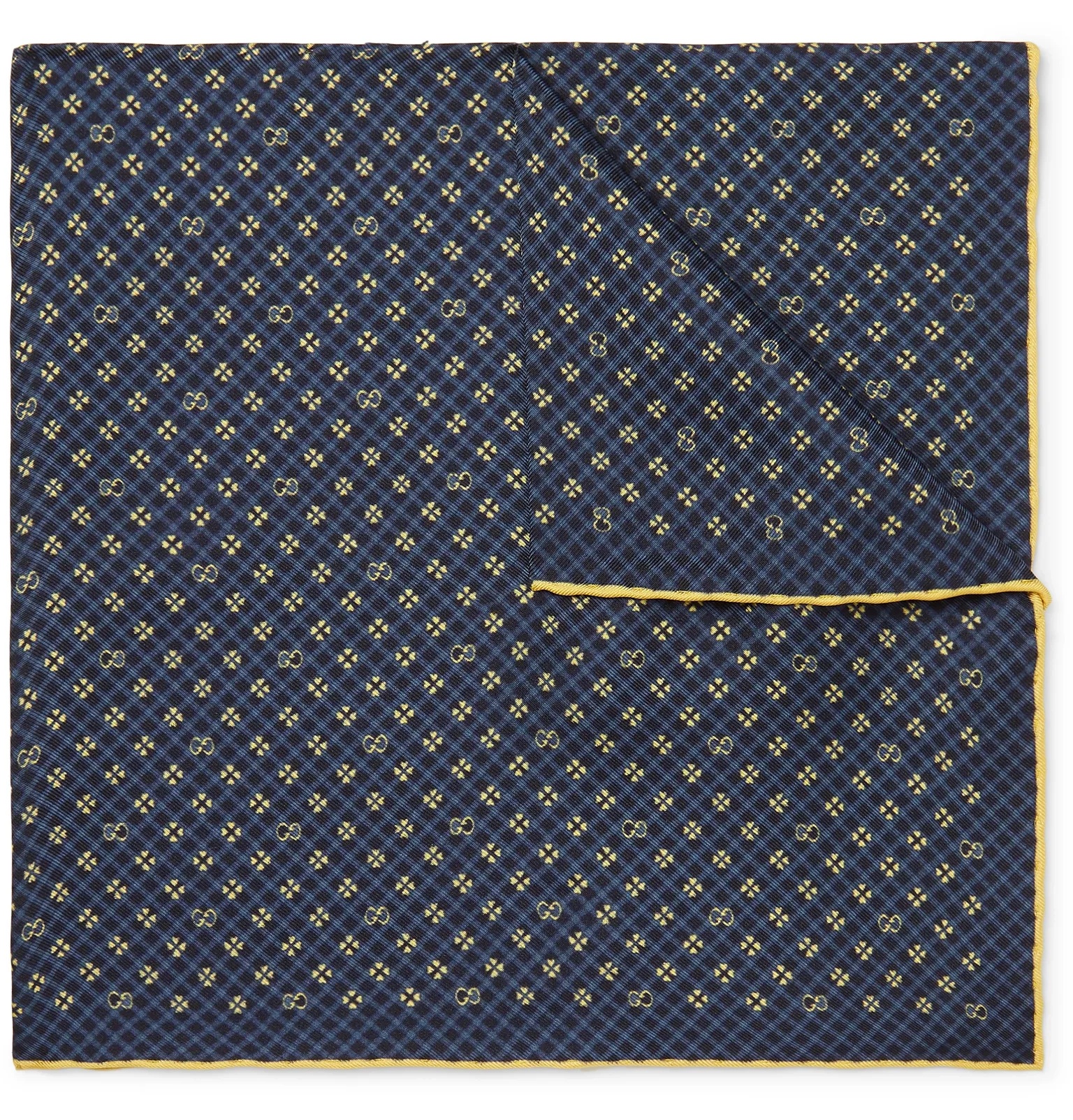 Printed Silk-Twill Pocket Square - 1