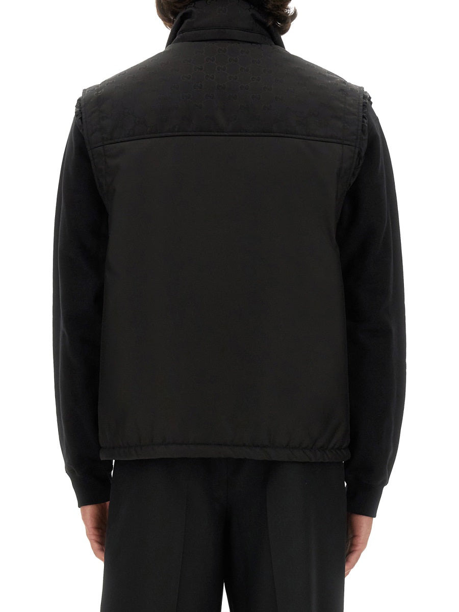 Gucci Men Nylon Gg Vest - 2