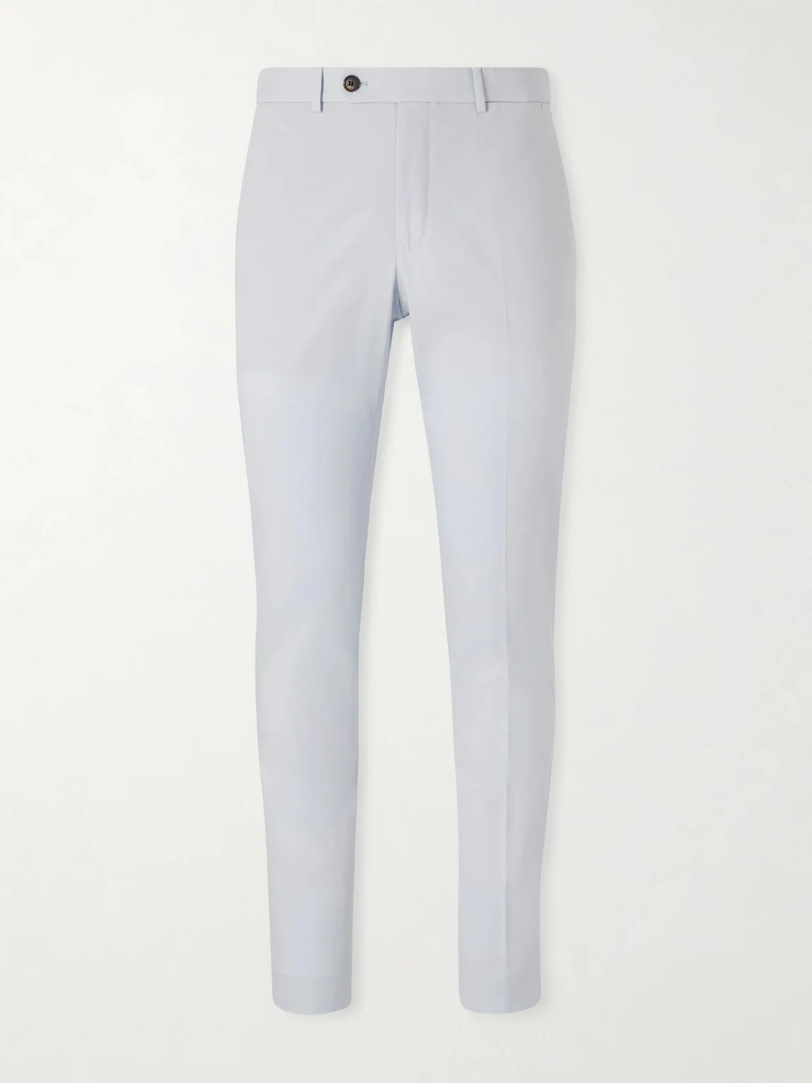 Tapered Stretch-Cotton Trousers - 1
