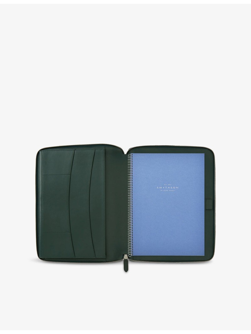 Smythson Burlington 8 card leather wallet outlook