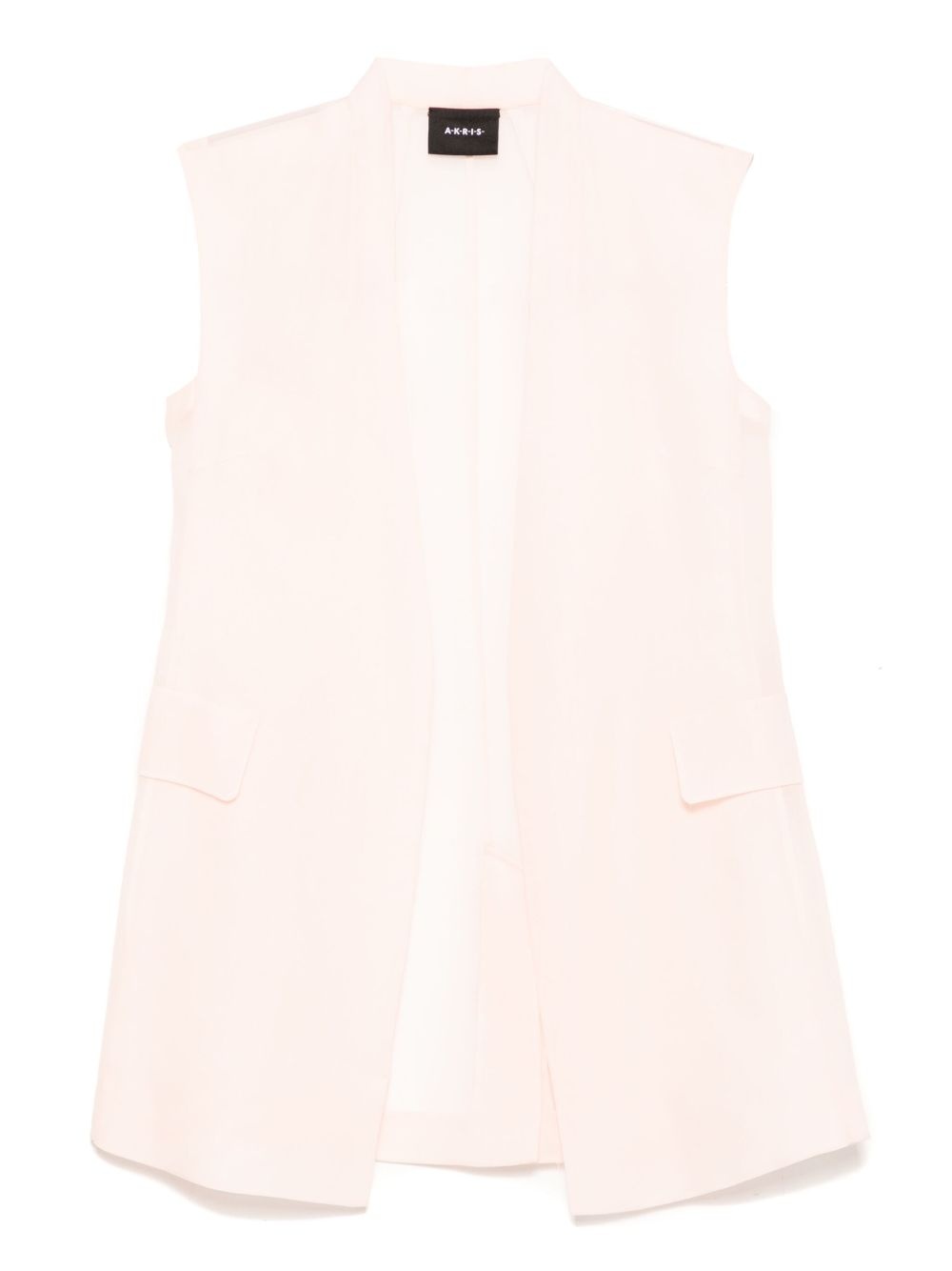 sheer silk gilet - 1