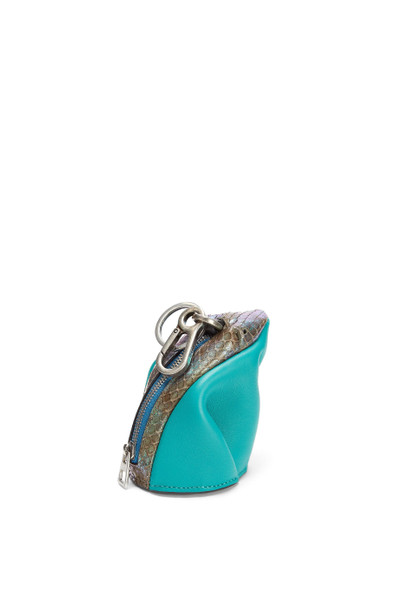 Loewe Frog charm in calfskin and snakeskin outlook