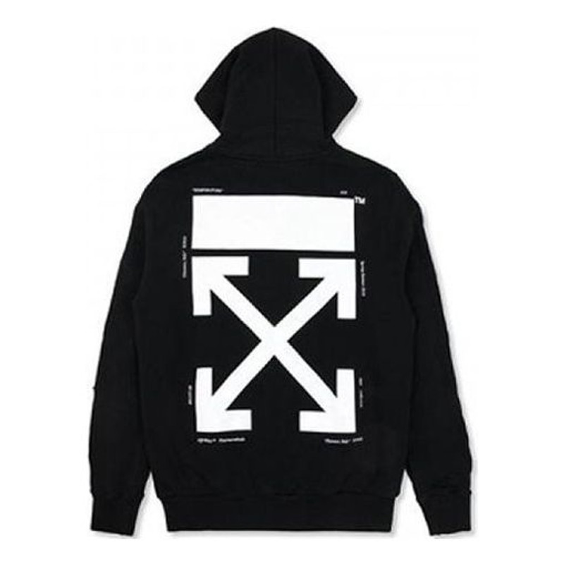 Off-White Men's Off-White Back Arrow Zipper Black OMBB030G20FLE0011000 outlook