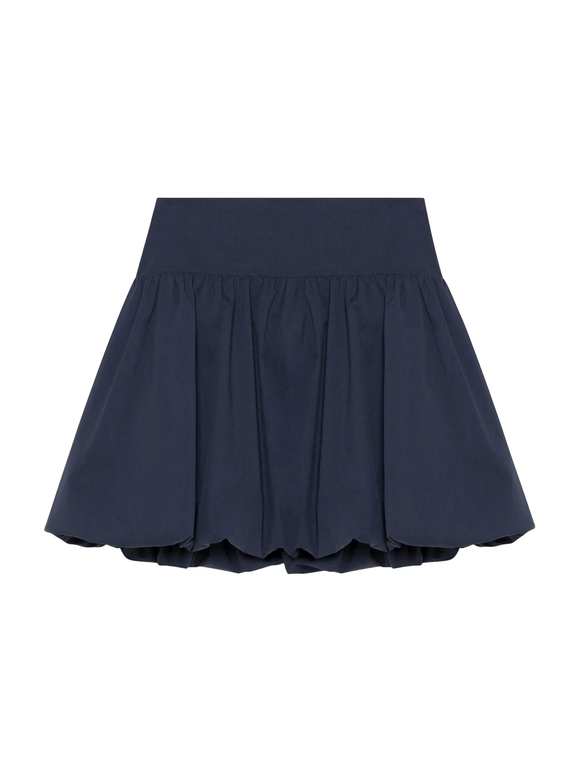 Women's Pippa Cotton-Blend Miniskirt - Midnight - 1