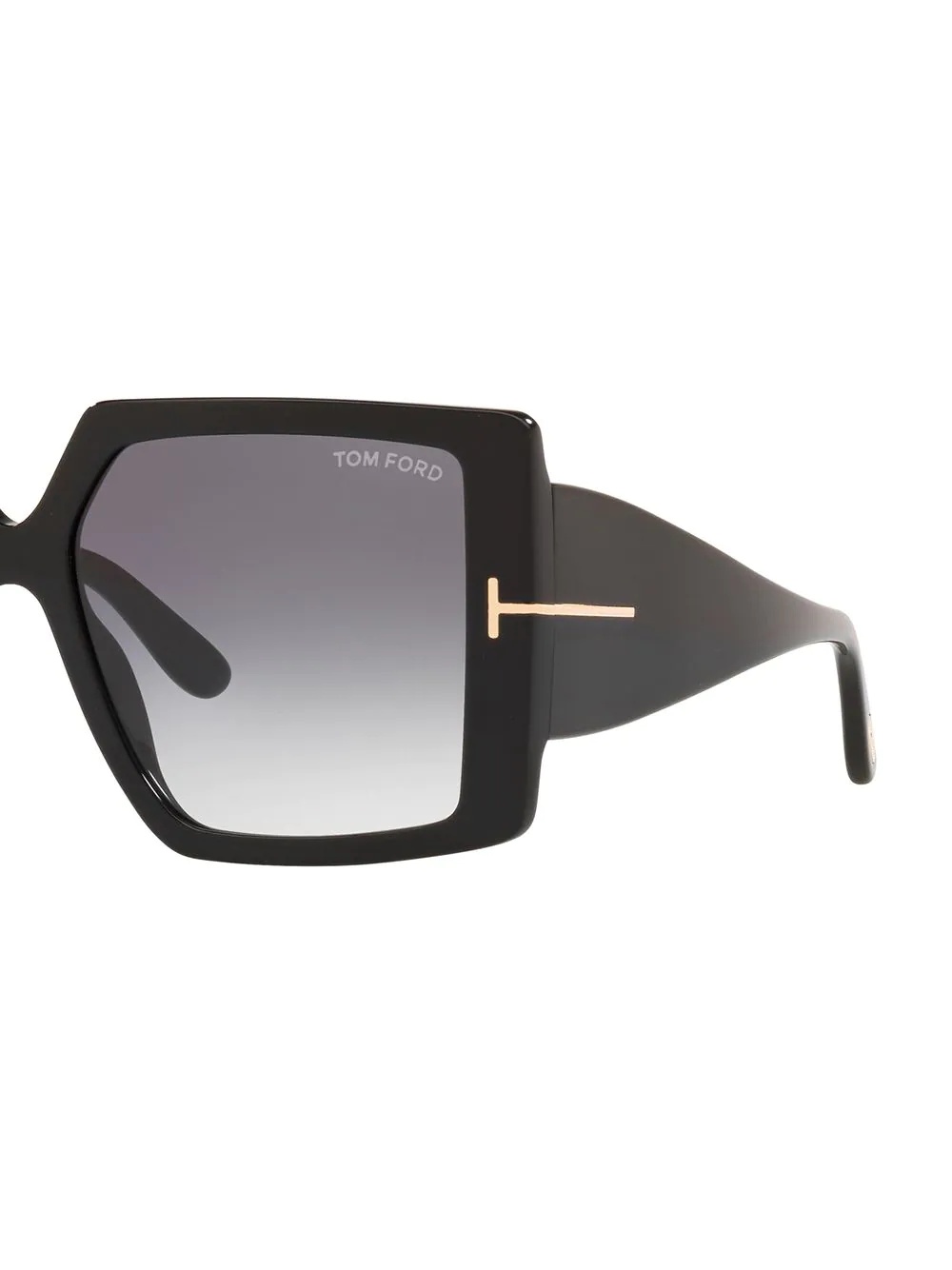 oversize-frame gradient-lens sunglasses - 4