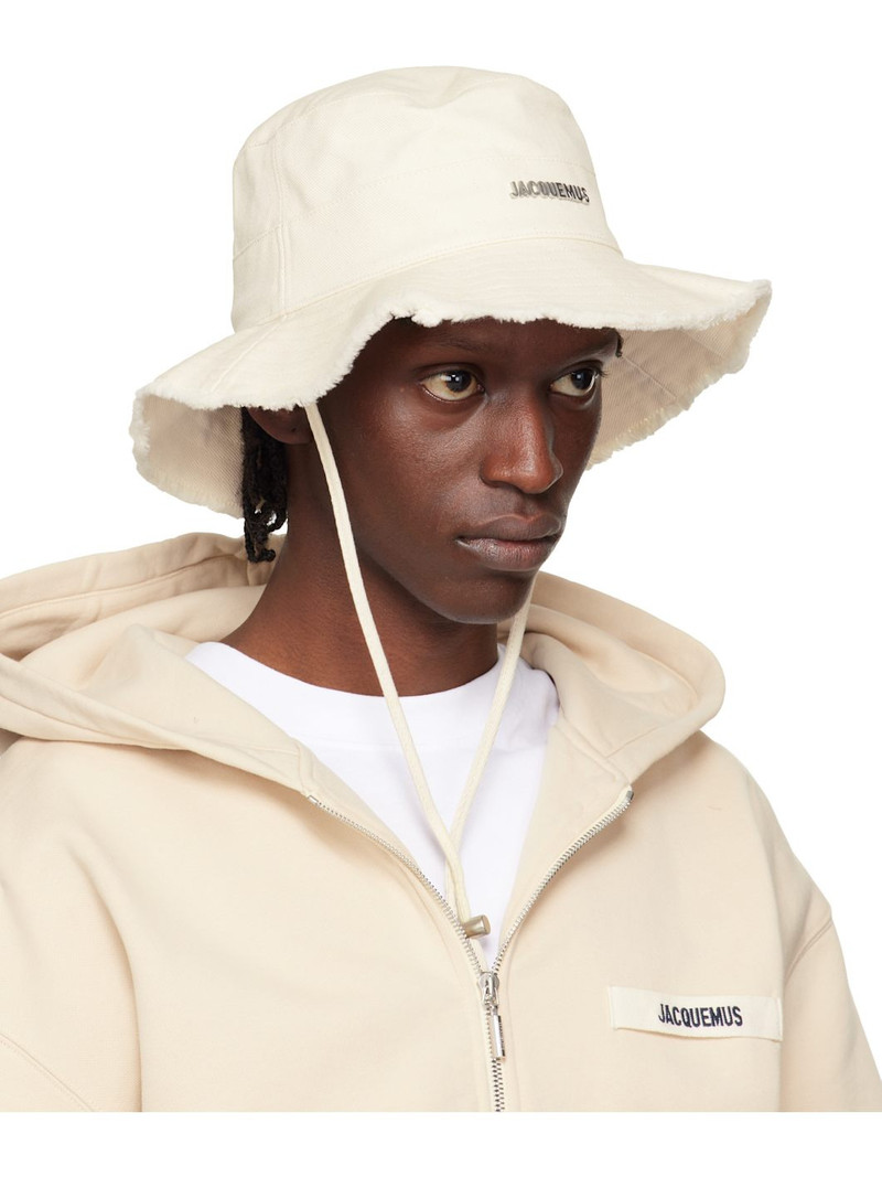 JACQUEMUS Off-White Les Classiques 'The Artichaut' Bucket Hat outlook
