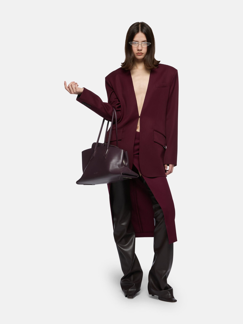THE ATTICO BURGUNDY JACKET outlook