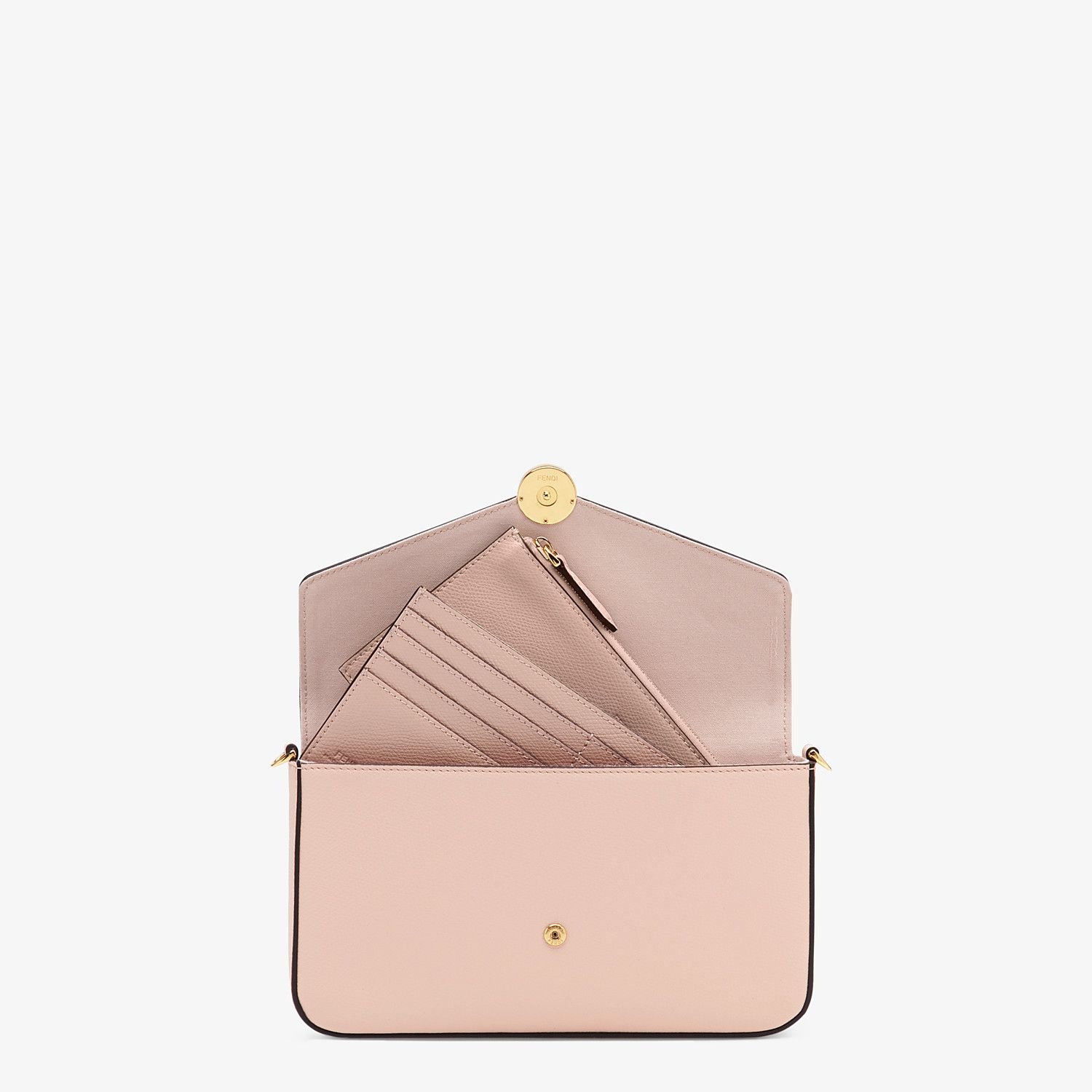 Pink leather mini-bag - 6