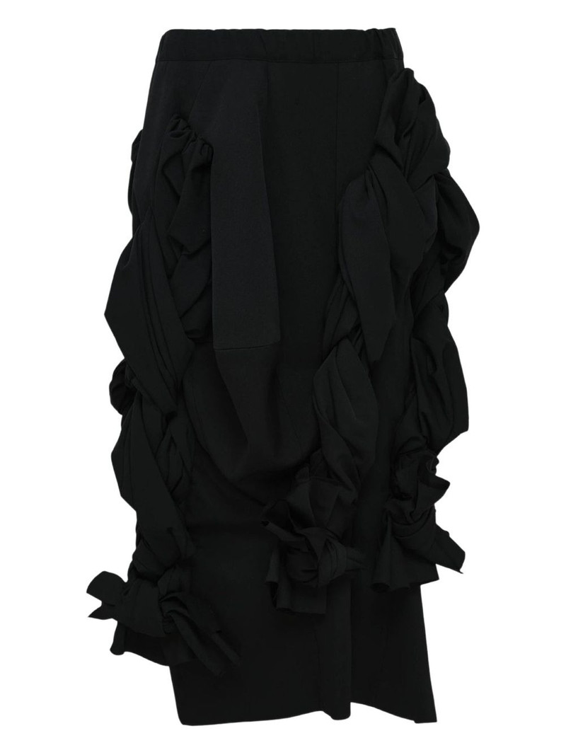 braided-detail midi skirt 1