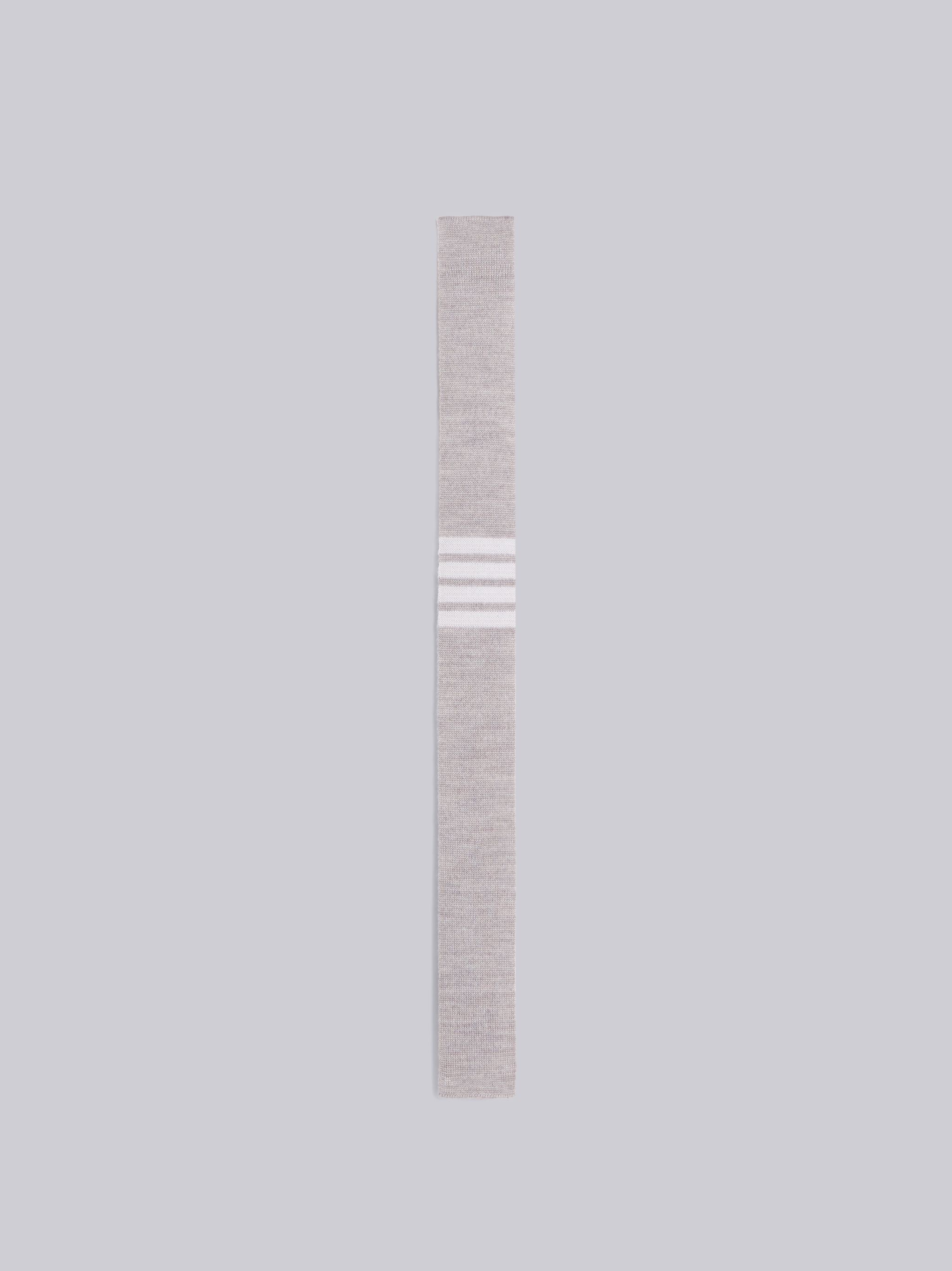 4-bar Wool Knit Tie - 1