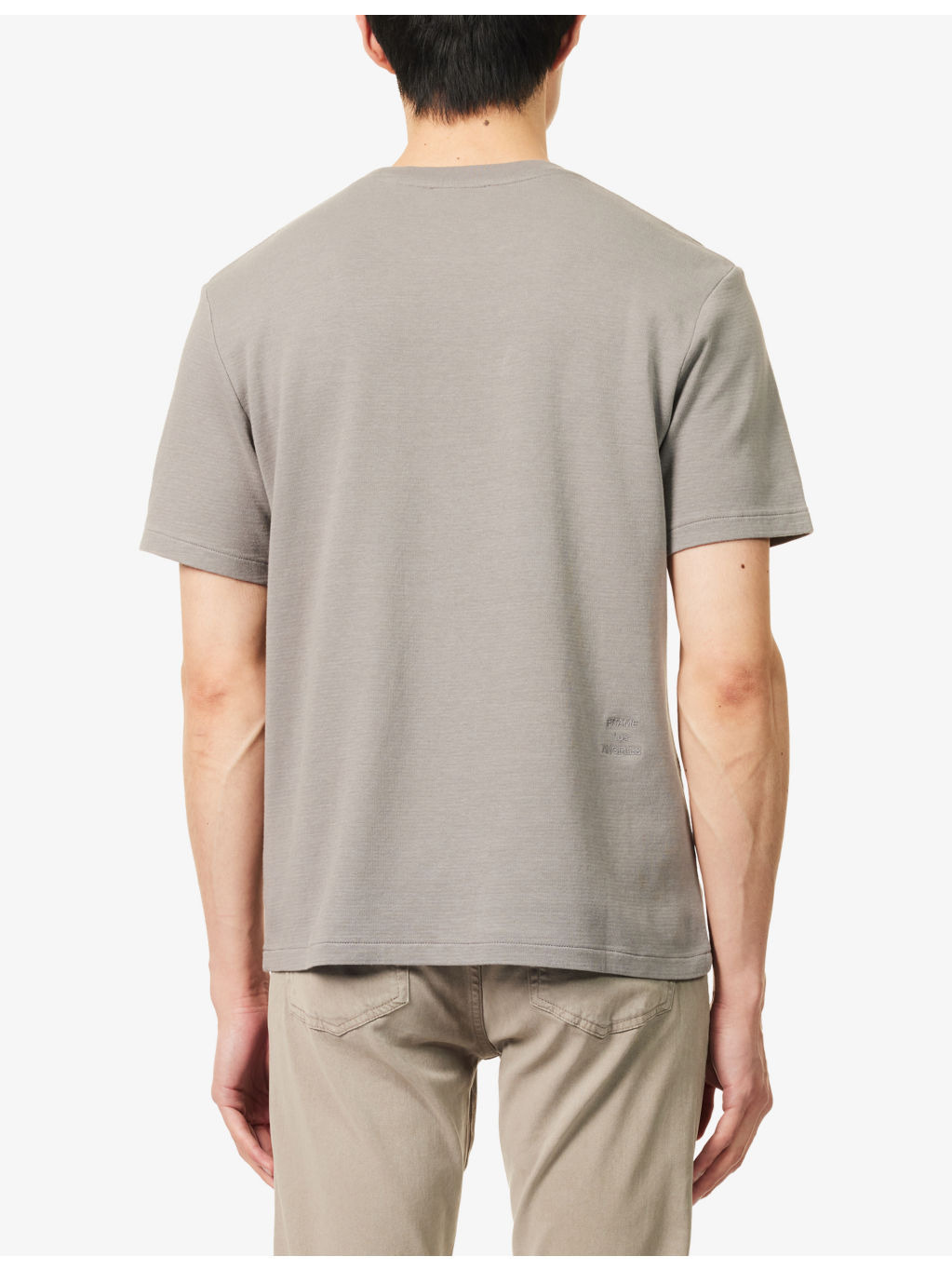 Crewneck brand-embroidered regular-fit cotton-jersey T-shirt - 4