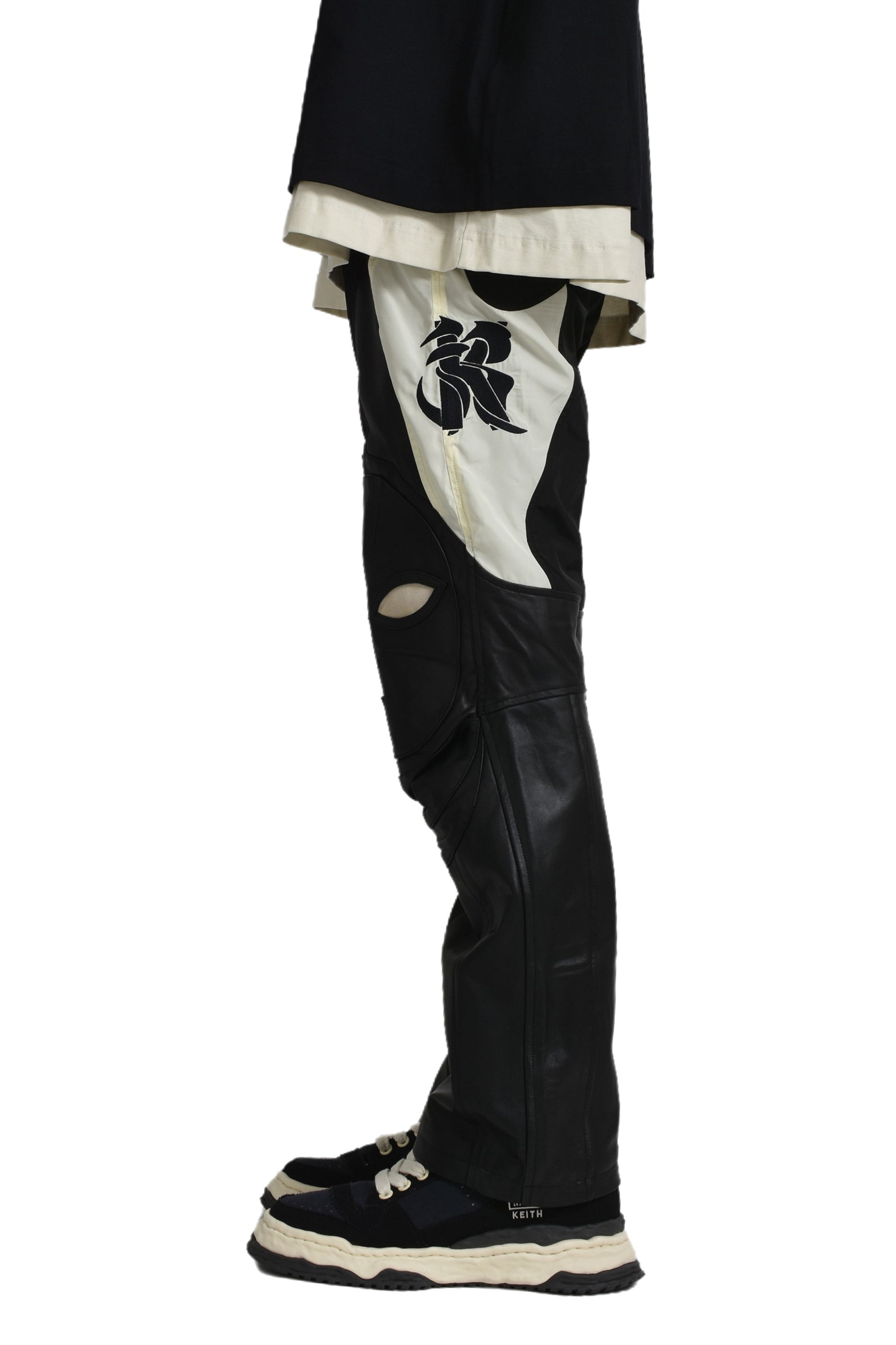RIDER LEATHER PANTS / BLK - 3