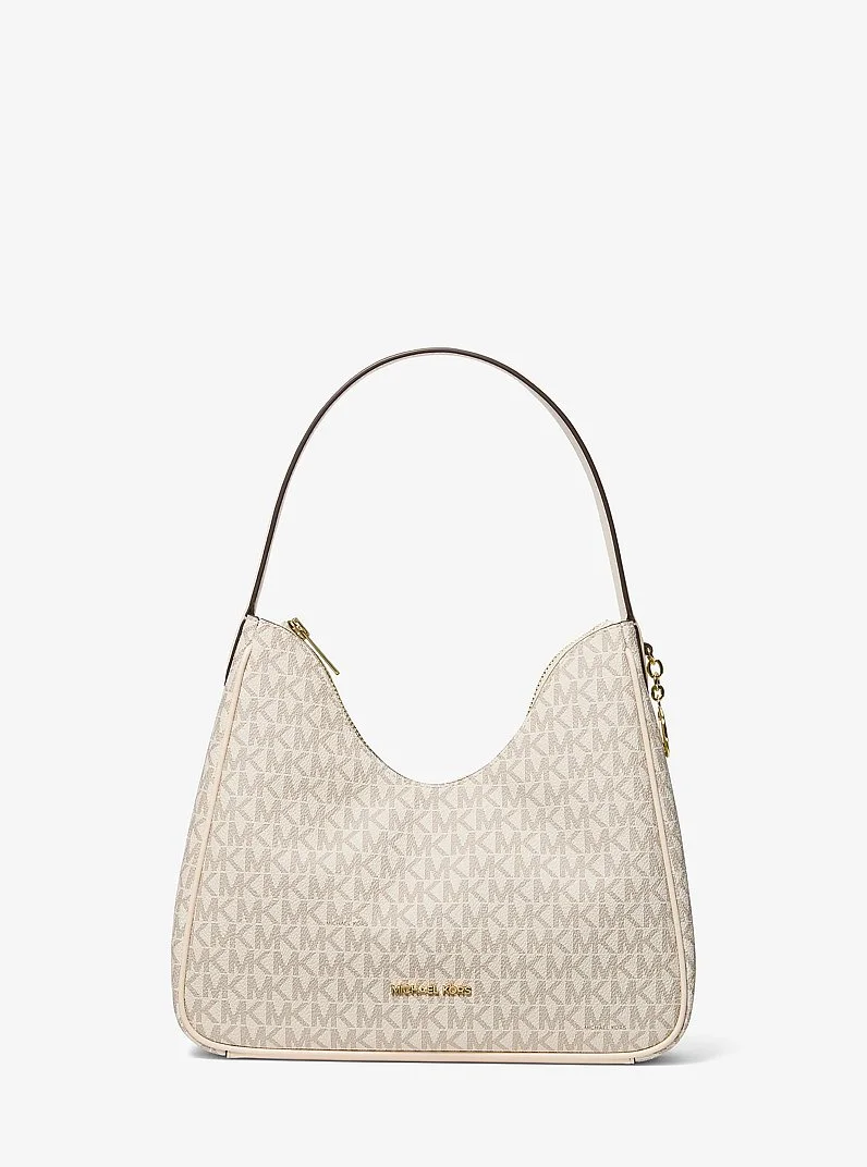 Nayla Small Signature Logo Hobo Shoulder Bag - 1