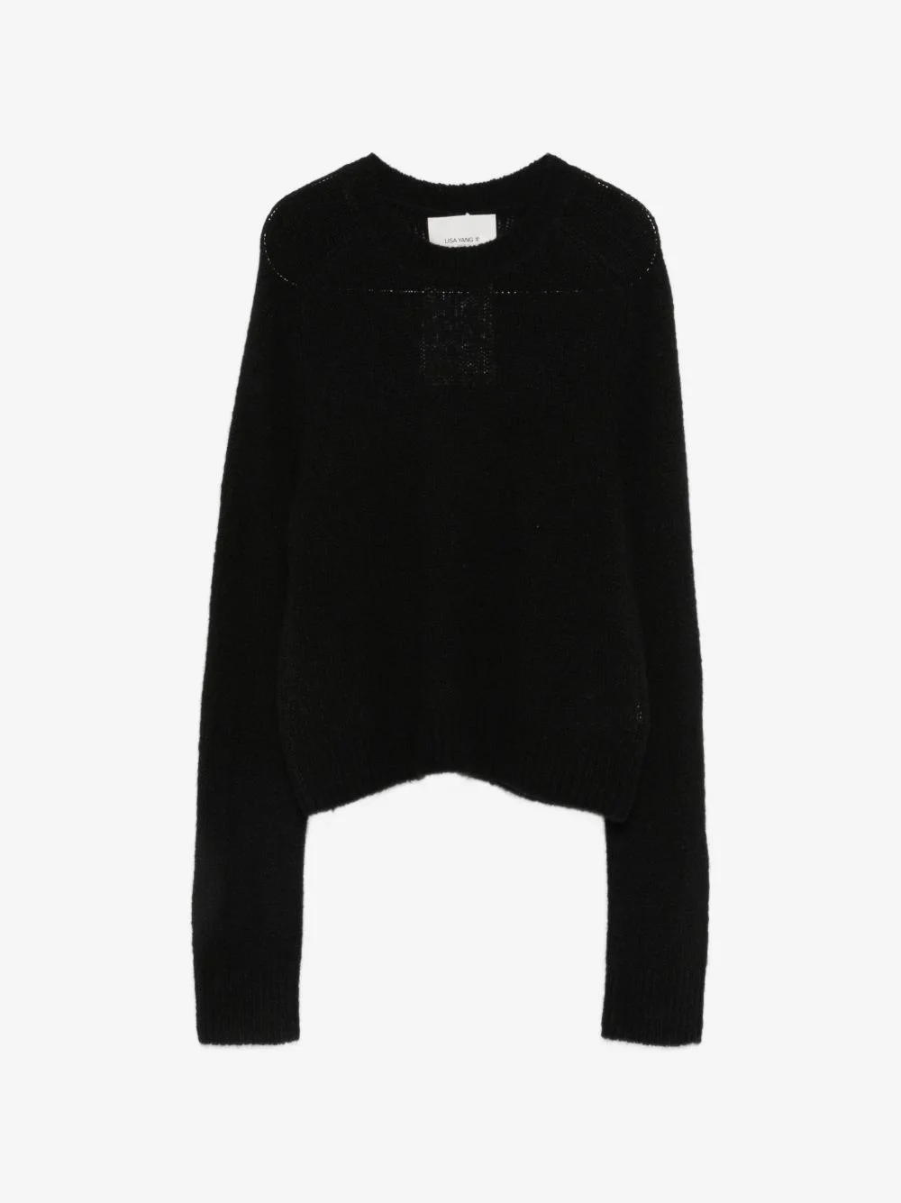 Solene crew-neck long-sleeve sweater - 1