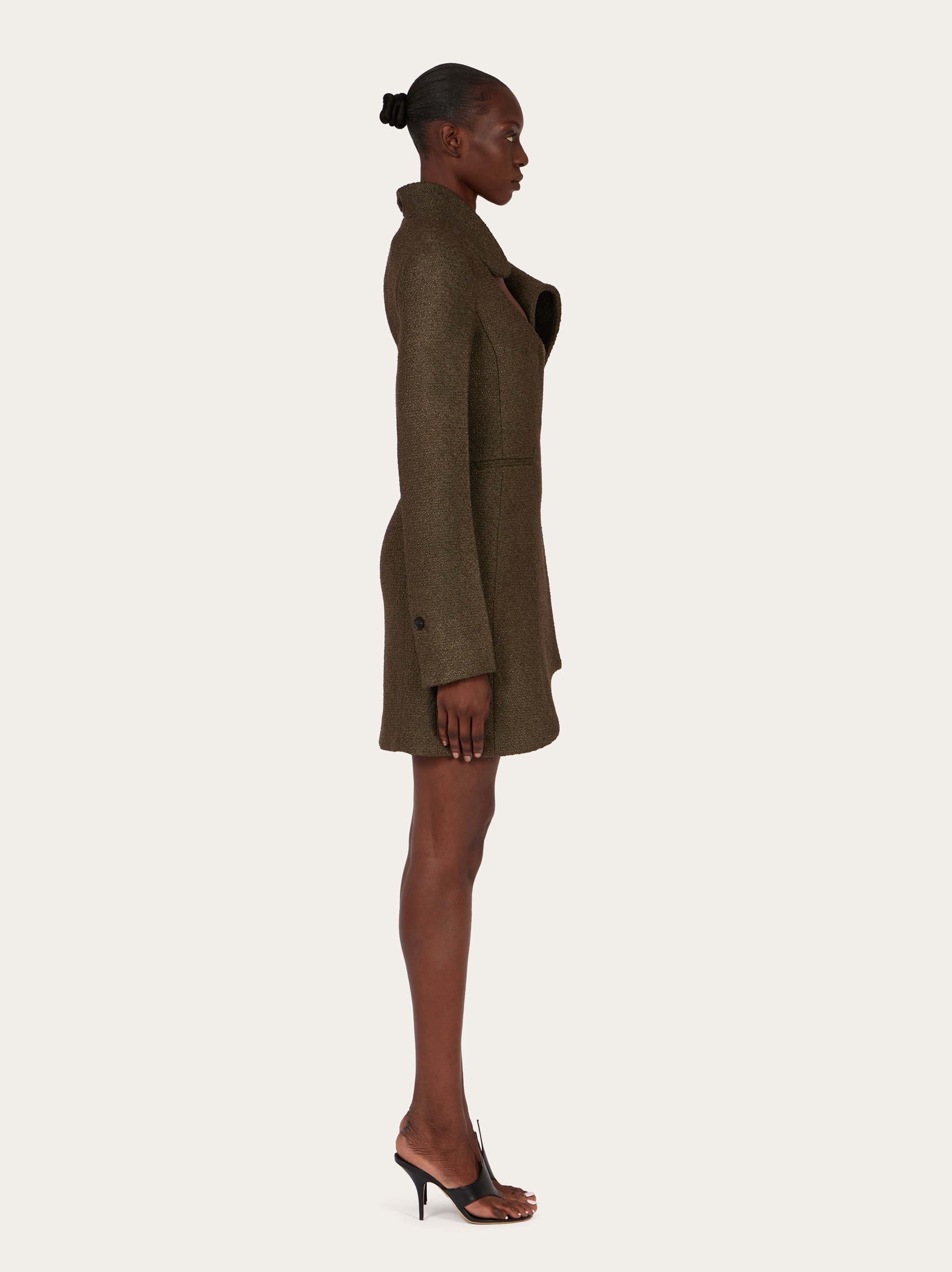 Sculptural cut coat - 3