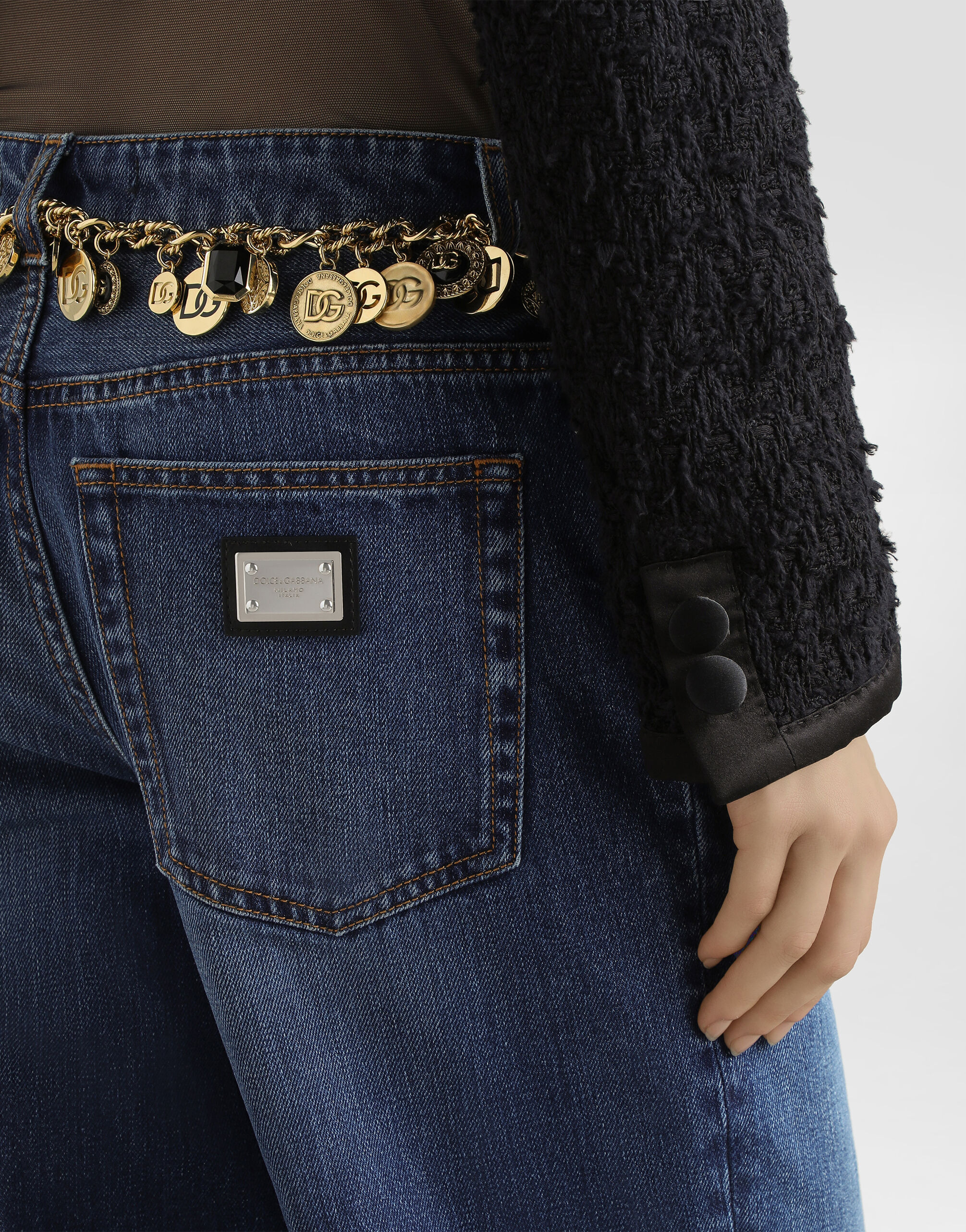 5-pocket denim trousers - 5