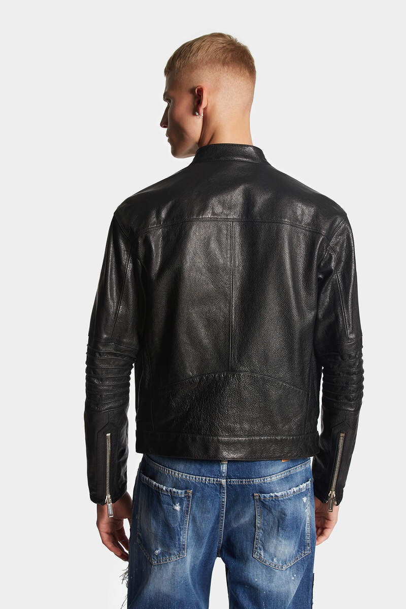 RIDER LEATHER JACKET - 4
