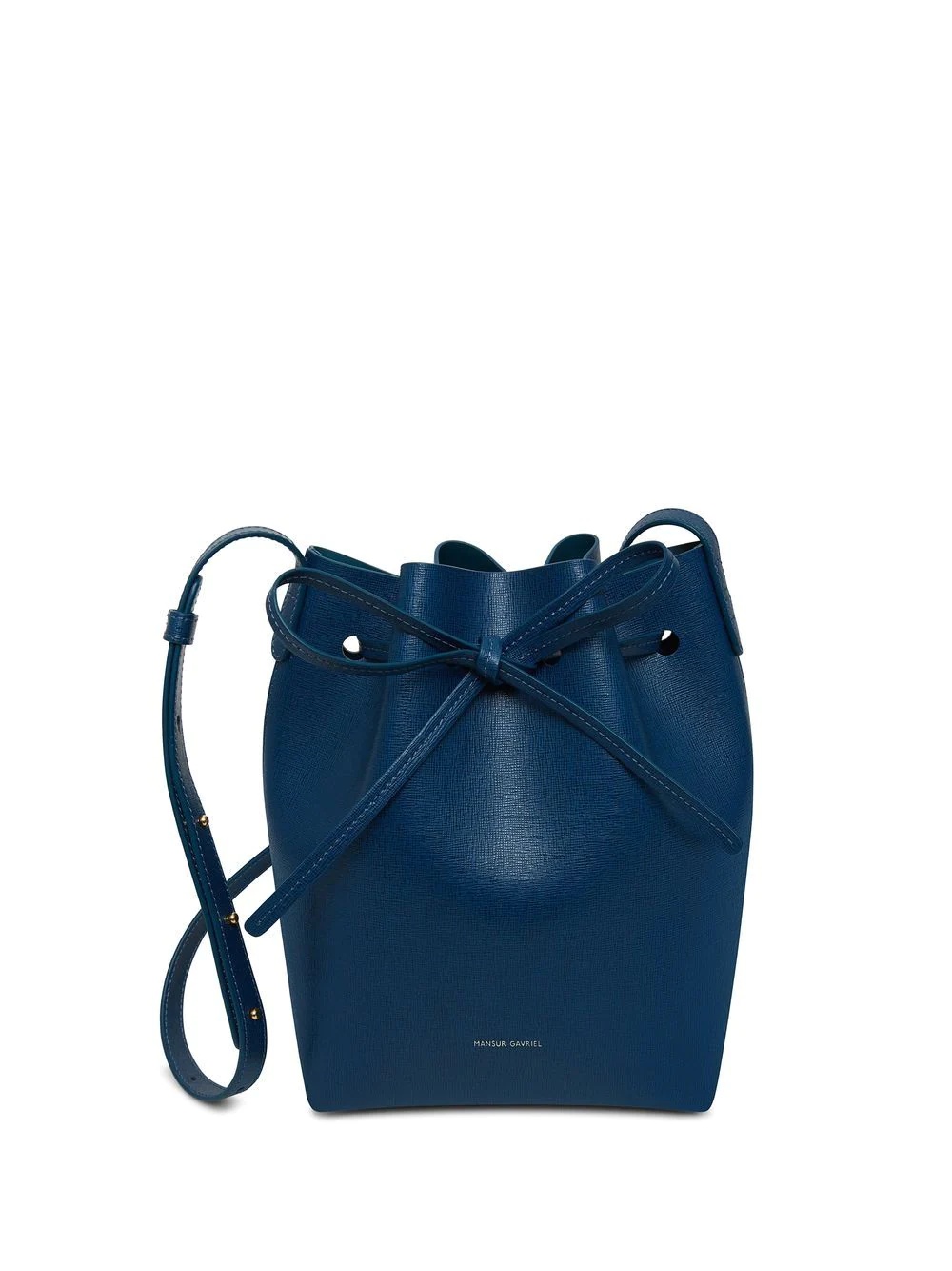 mini leather bucket bag - 1