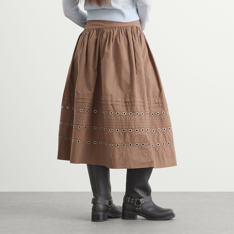 Damson Madder Anika Eyelet Skirt 3