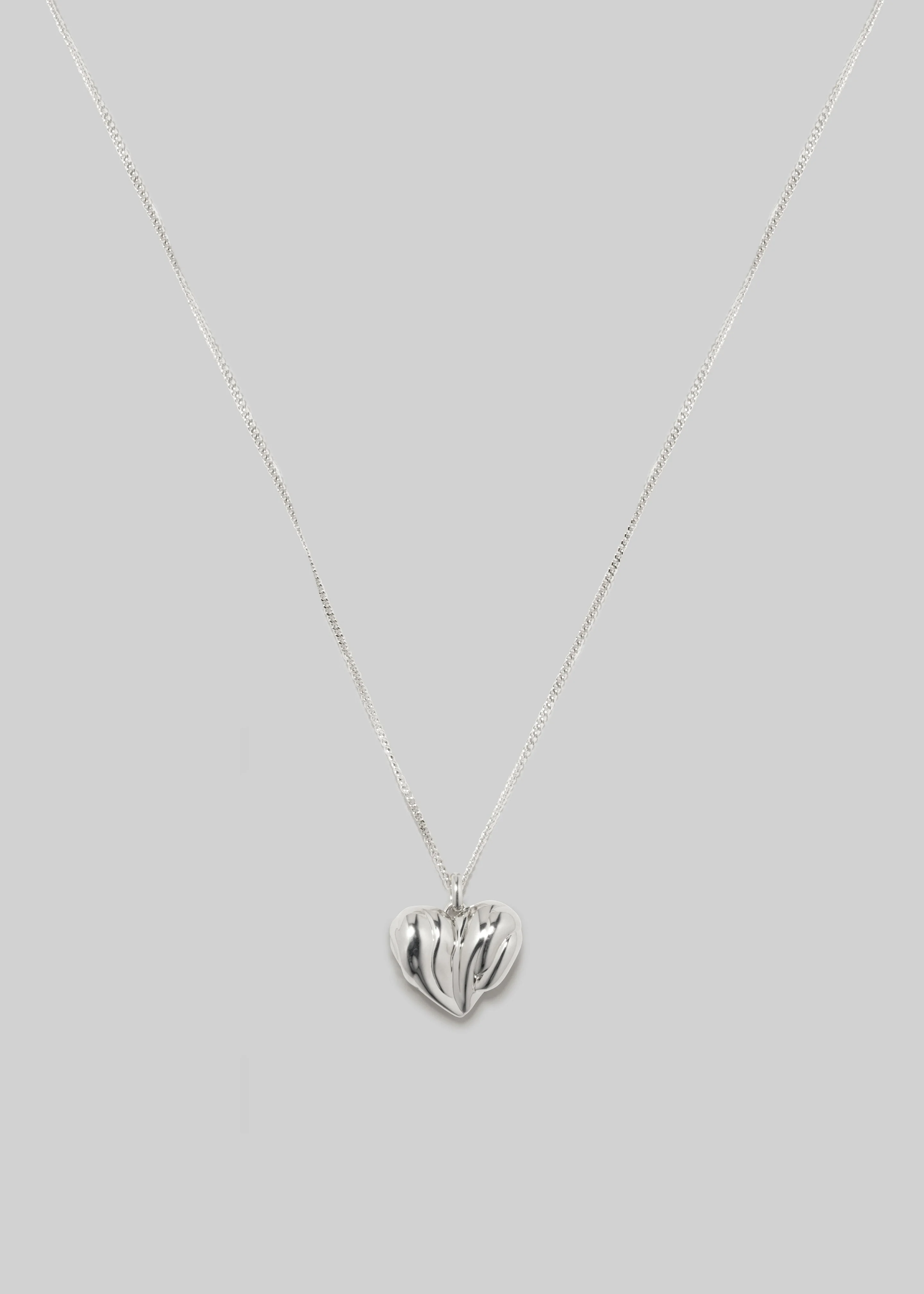 Completedworks Love Don't Lie Pendant Necklace - Silver - 1
