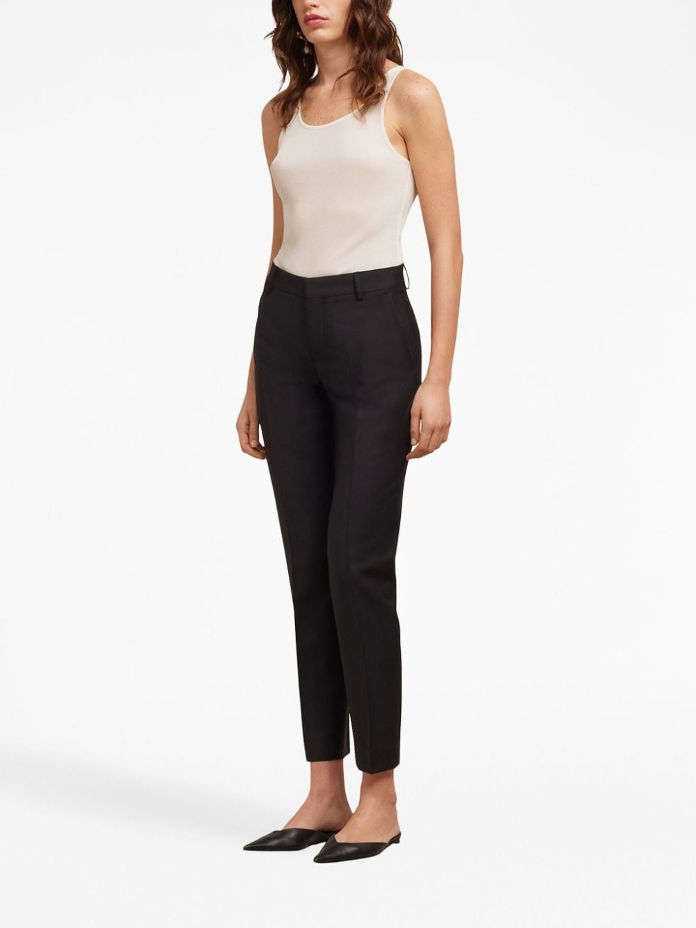 high-waist tailored trousers - 3