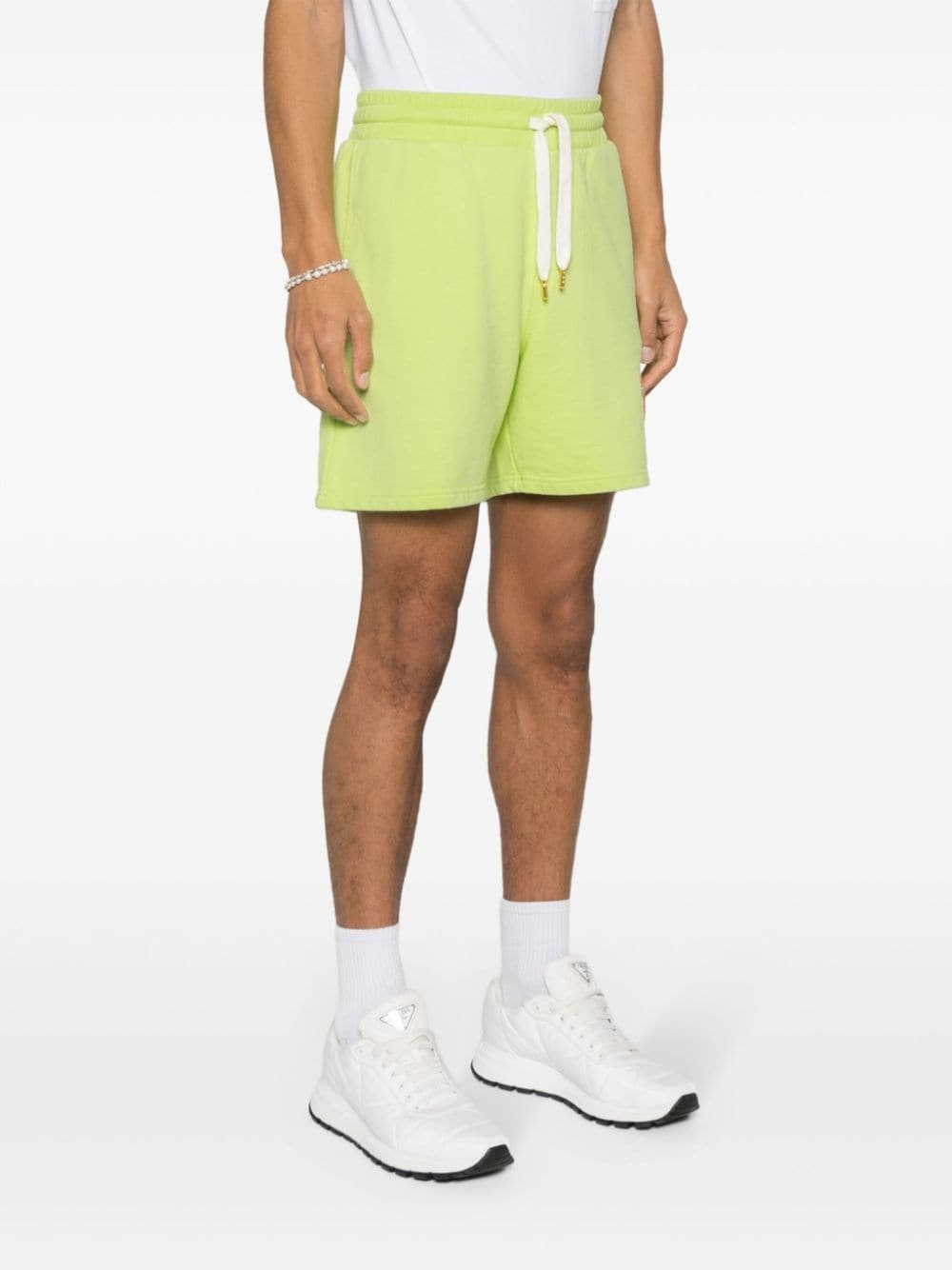 Tennis Club-embroidered track shorts - 3