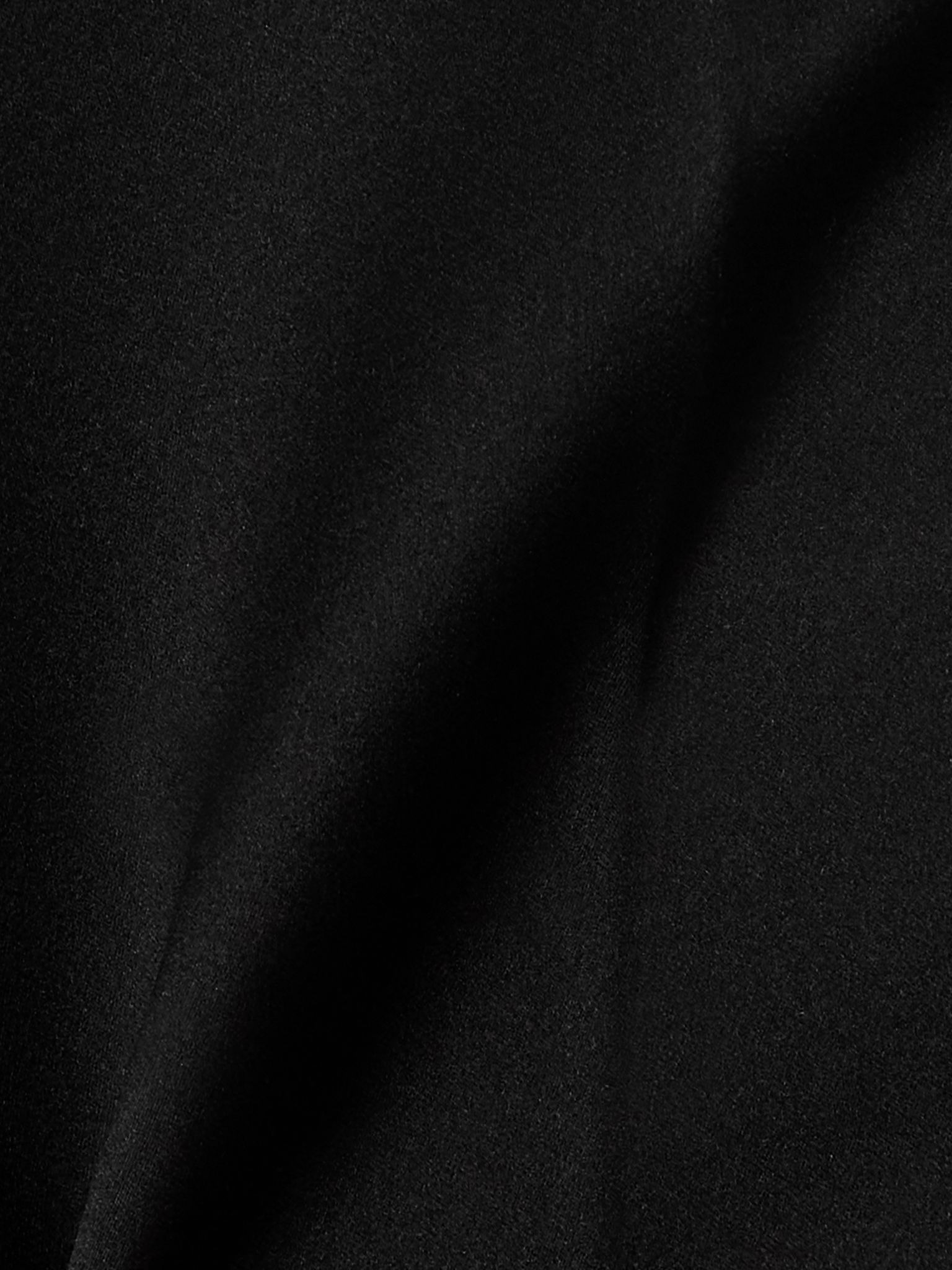 Duchesse silk-satin straight-leg pants Black - 5