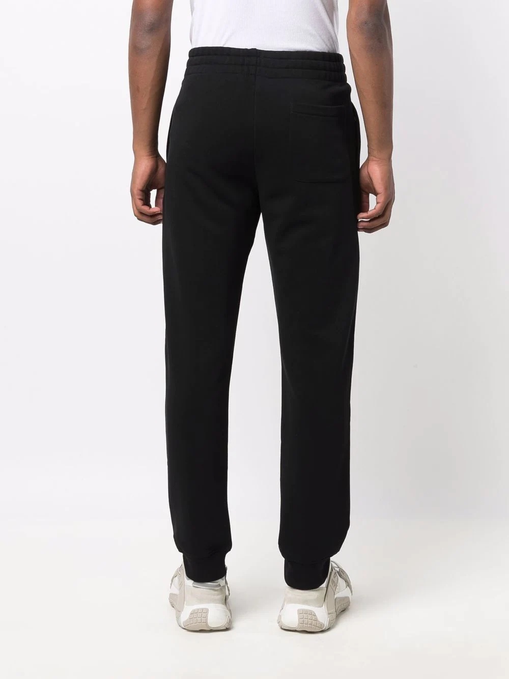 logo-print slim-cut track pants - 4