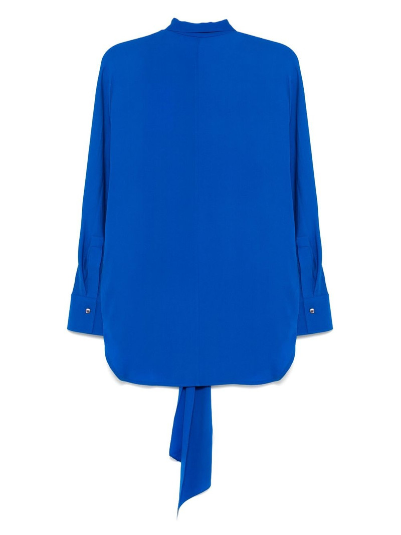 FERRAGAMO lace-up detailing shirt outlook