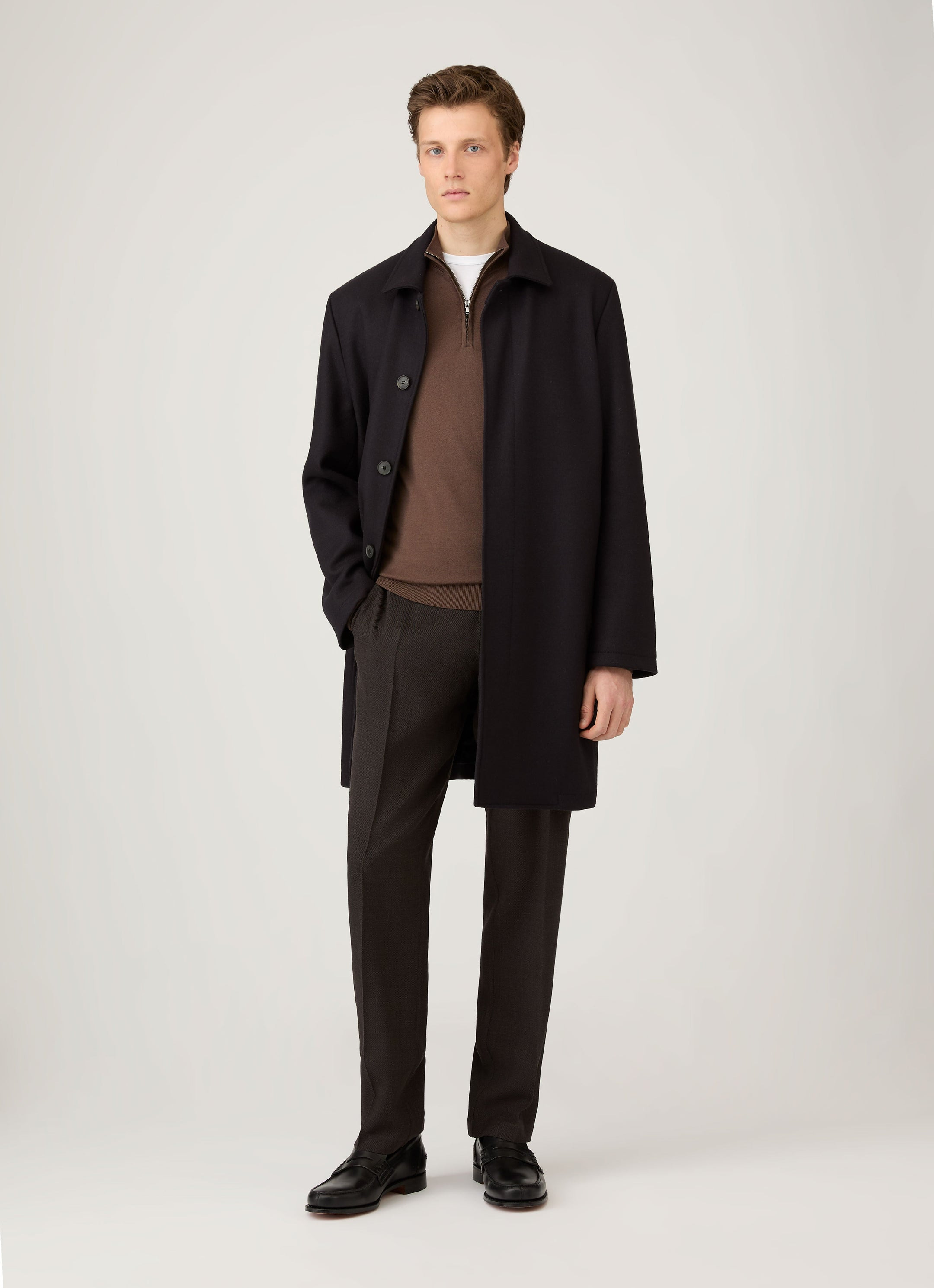 Extra‑Fine Merino Zip Neck - 3