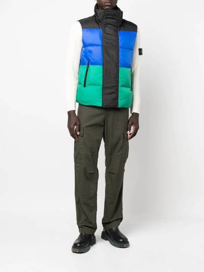 DSQUARED2 colour-block feather-down gilet outlook