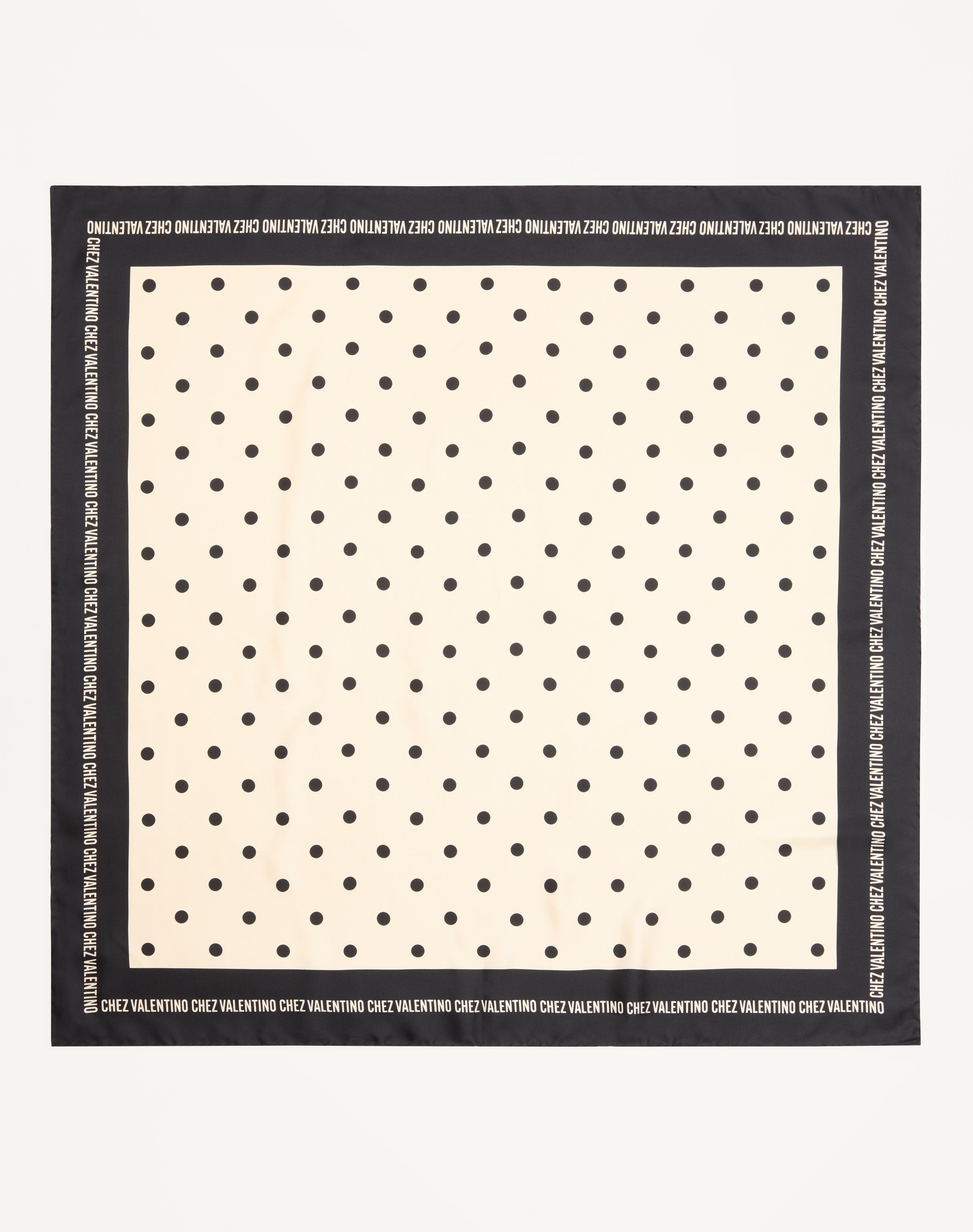 CHEZ VALENTINO SILK SCARF - 4