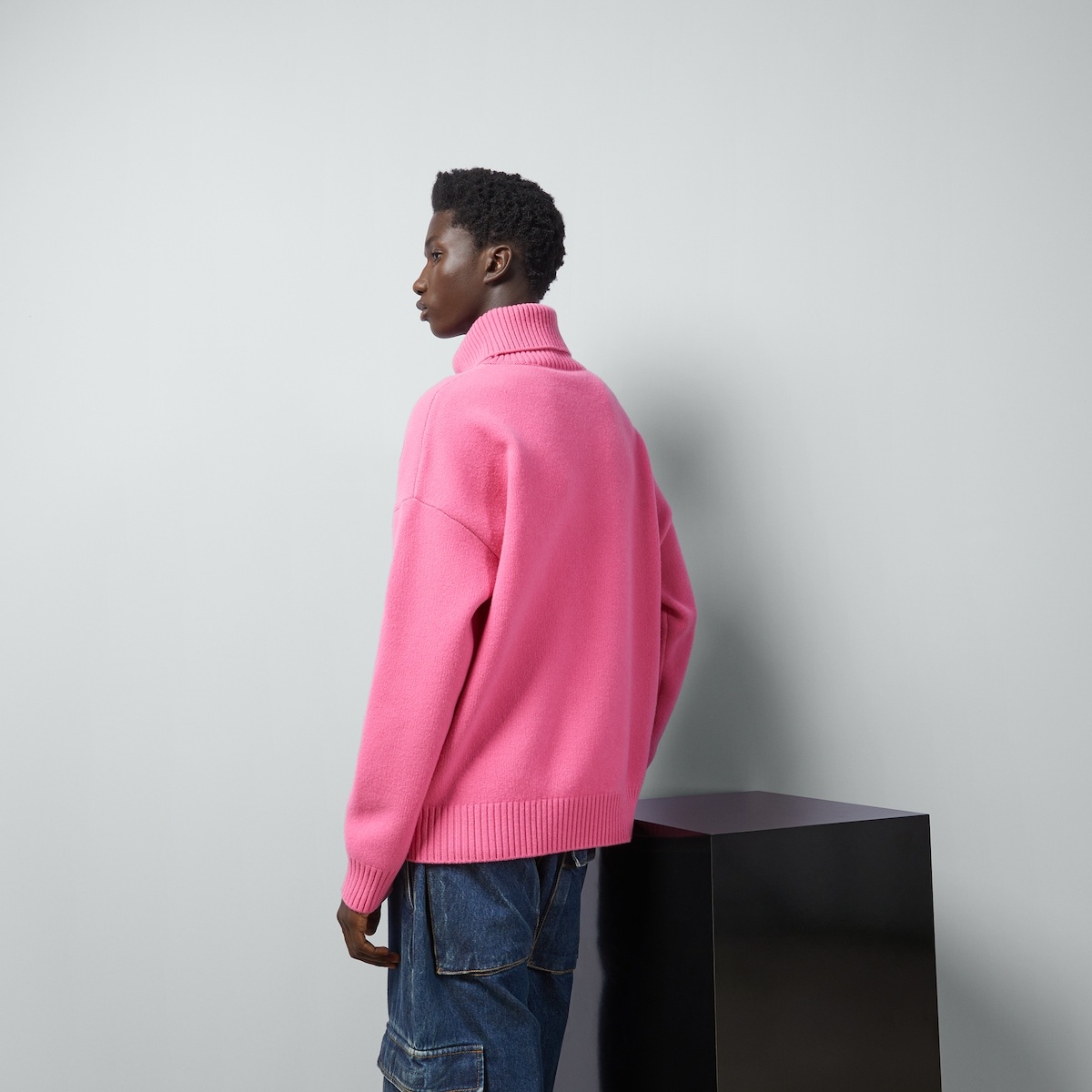 Wool turtleneck sweater - 6