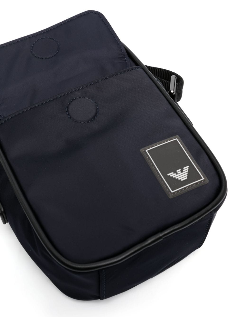 Travel Essentials logo-patch messenger bag - 4