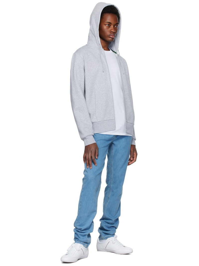 LACOSTE 로고 잡아당기기 fleece hoodie outlook