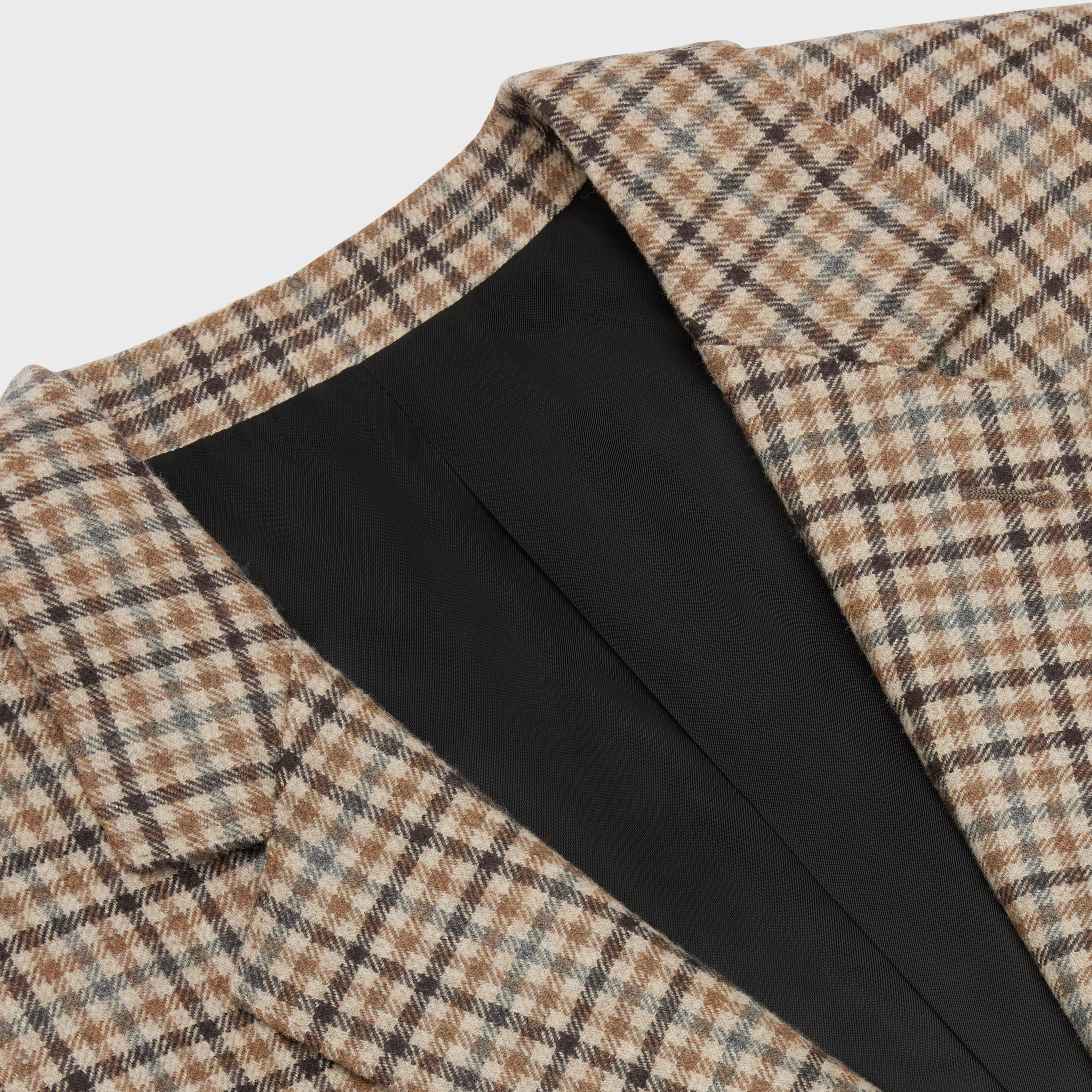 Jude jacket in Checked cashmere wool - 3
