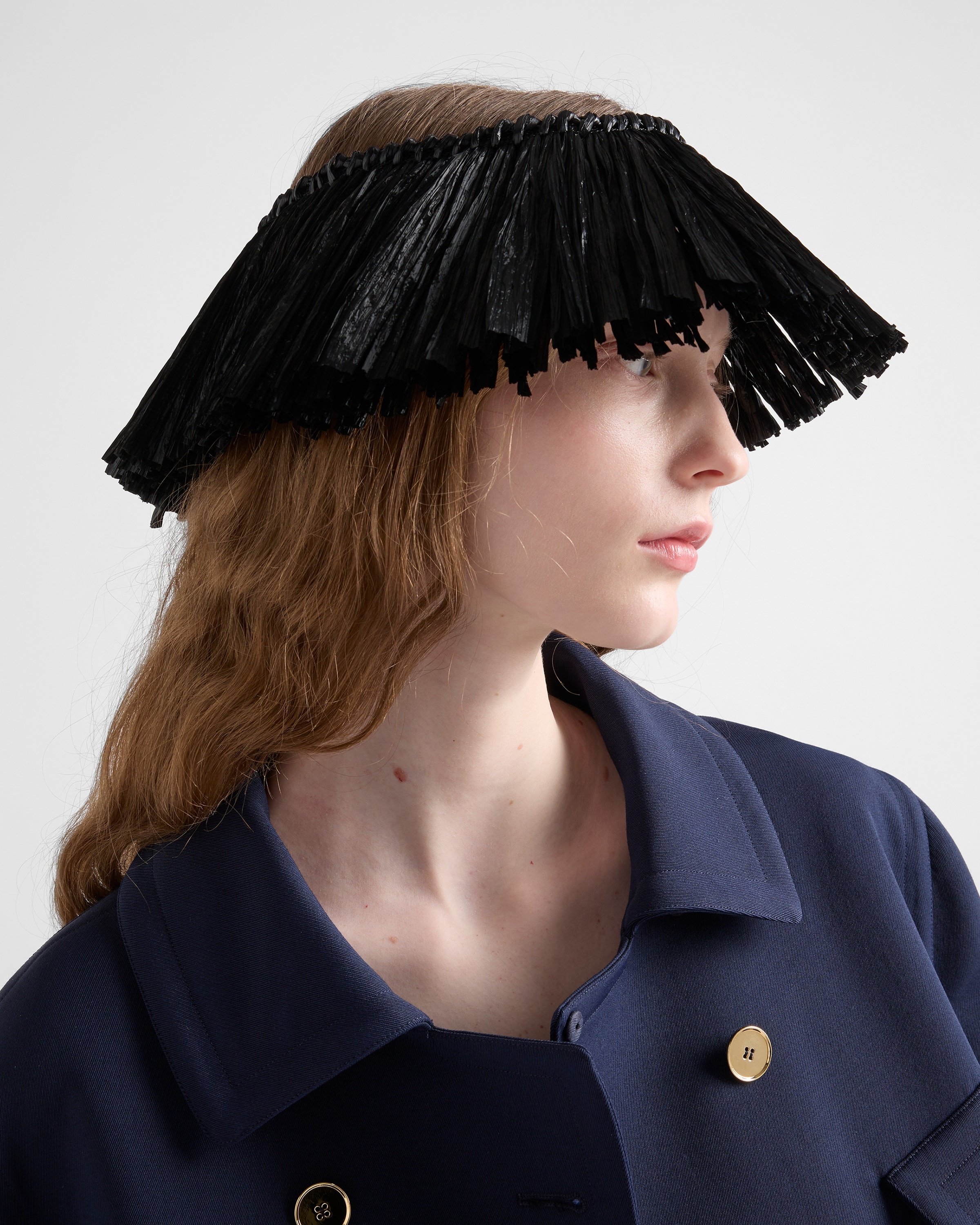 Fringed visor - 2