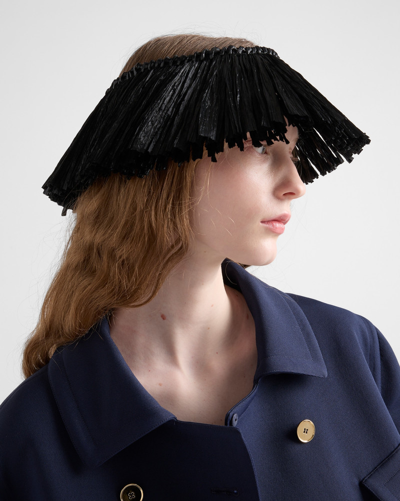 Prada Fringed visor outlook