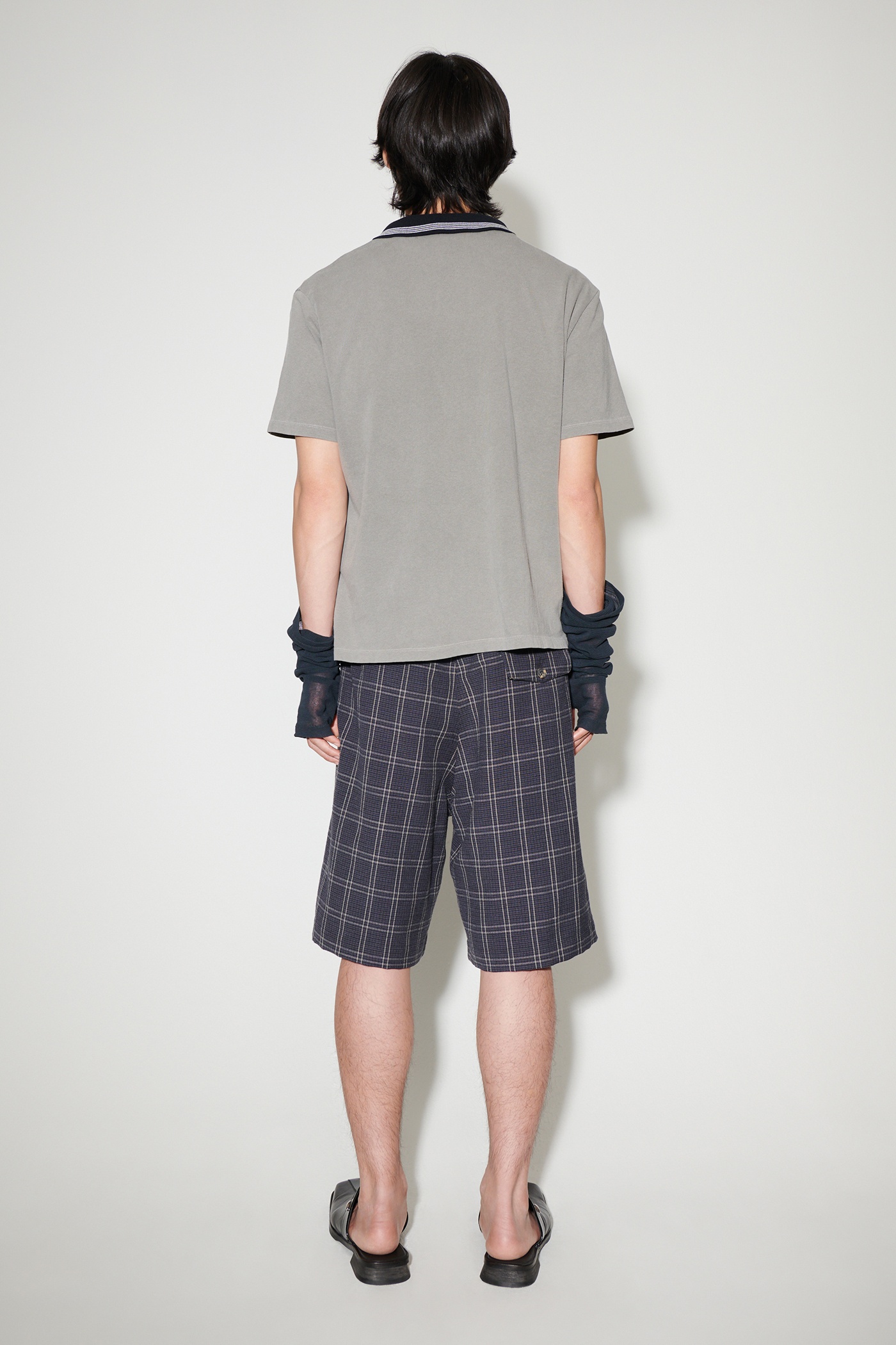 Drape Shorts Dinner Date Check - 5