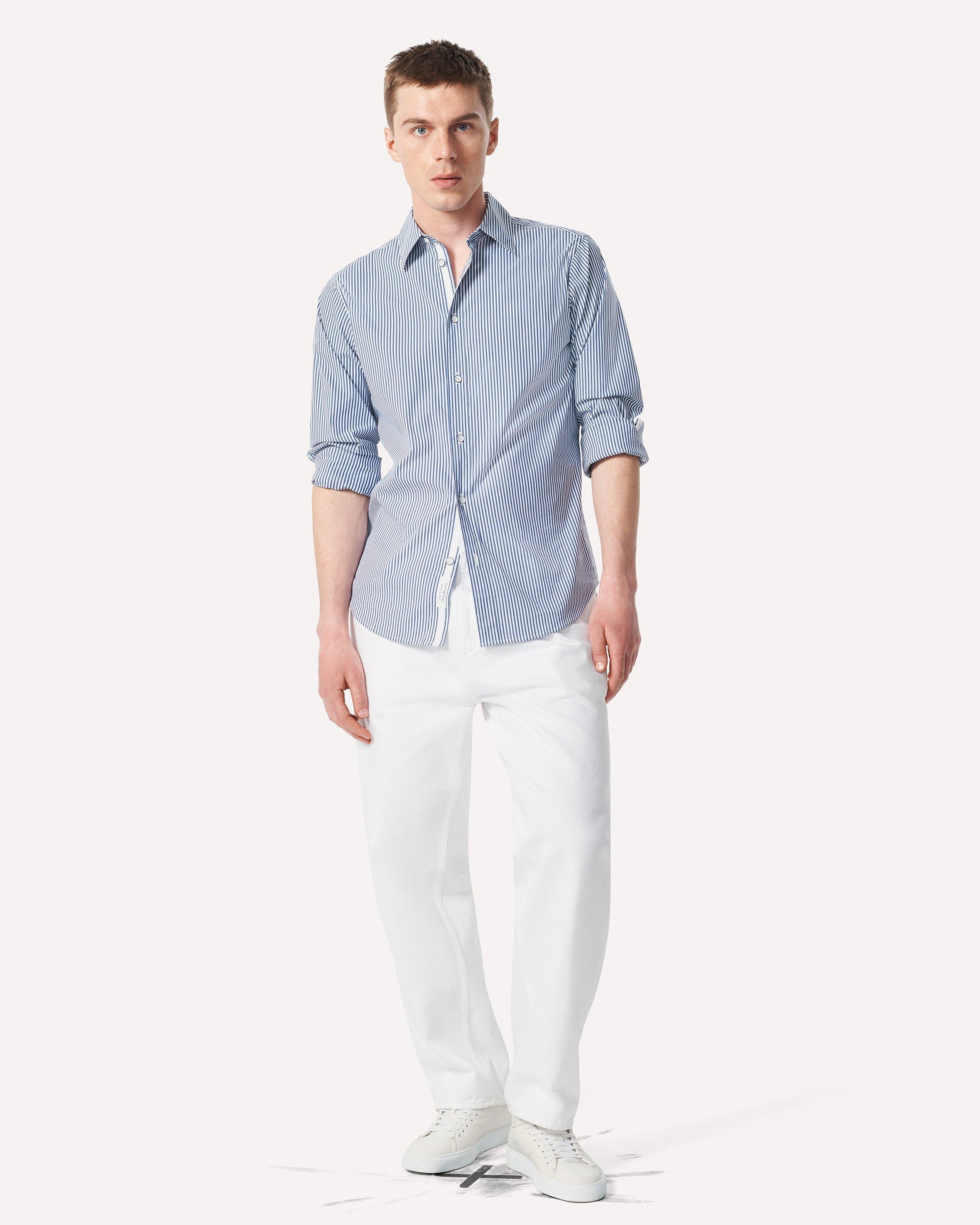 Patrick Striped Poplin Shirt - 3