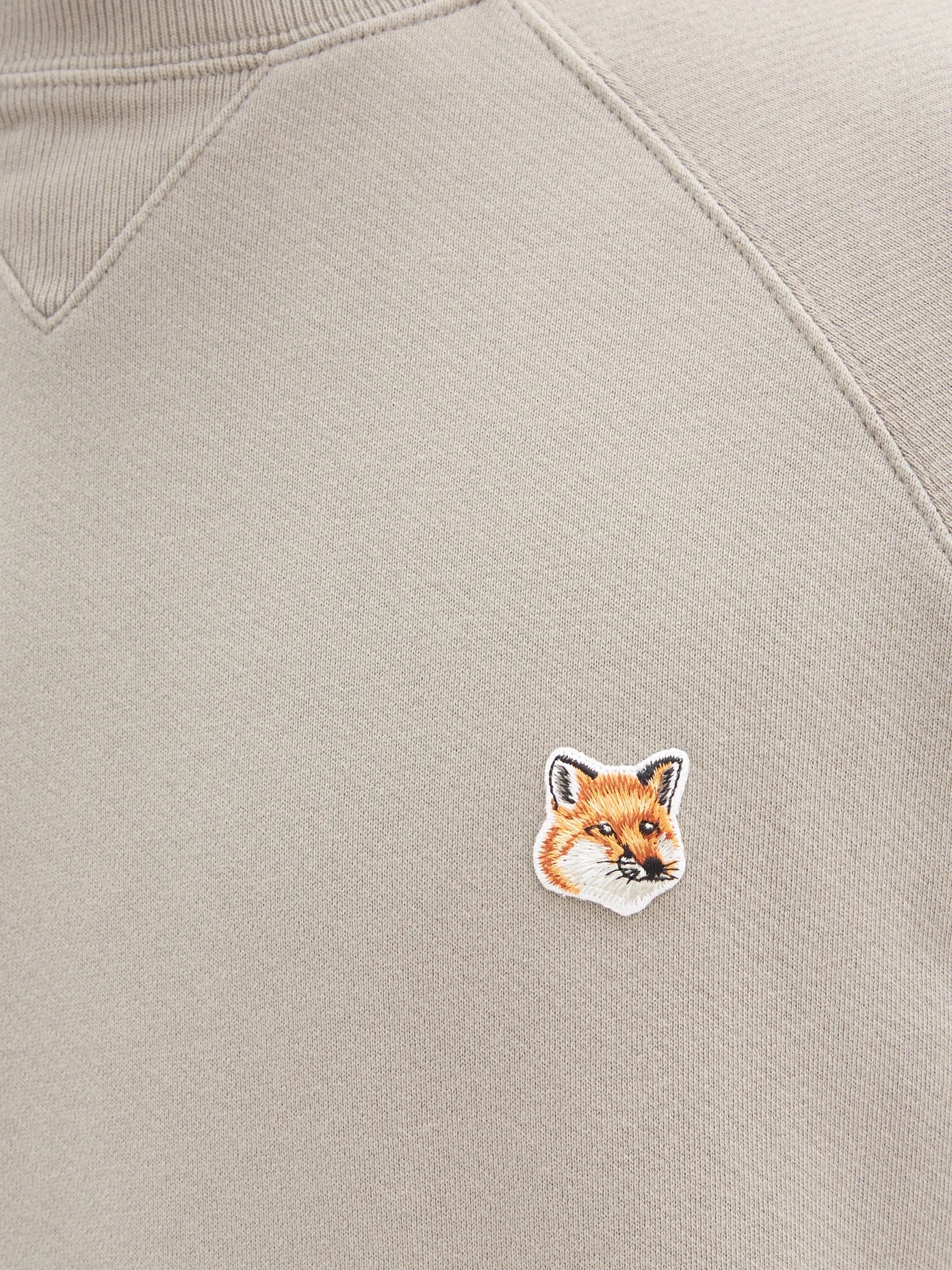 Fox-Head patch cotton sweatshirt - 3