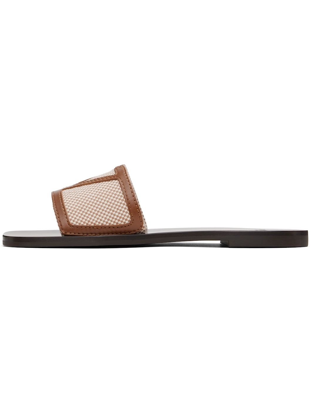 Off-White & Brown Viva Superstar Slide Sandals - 3
