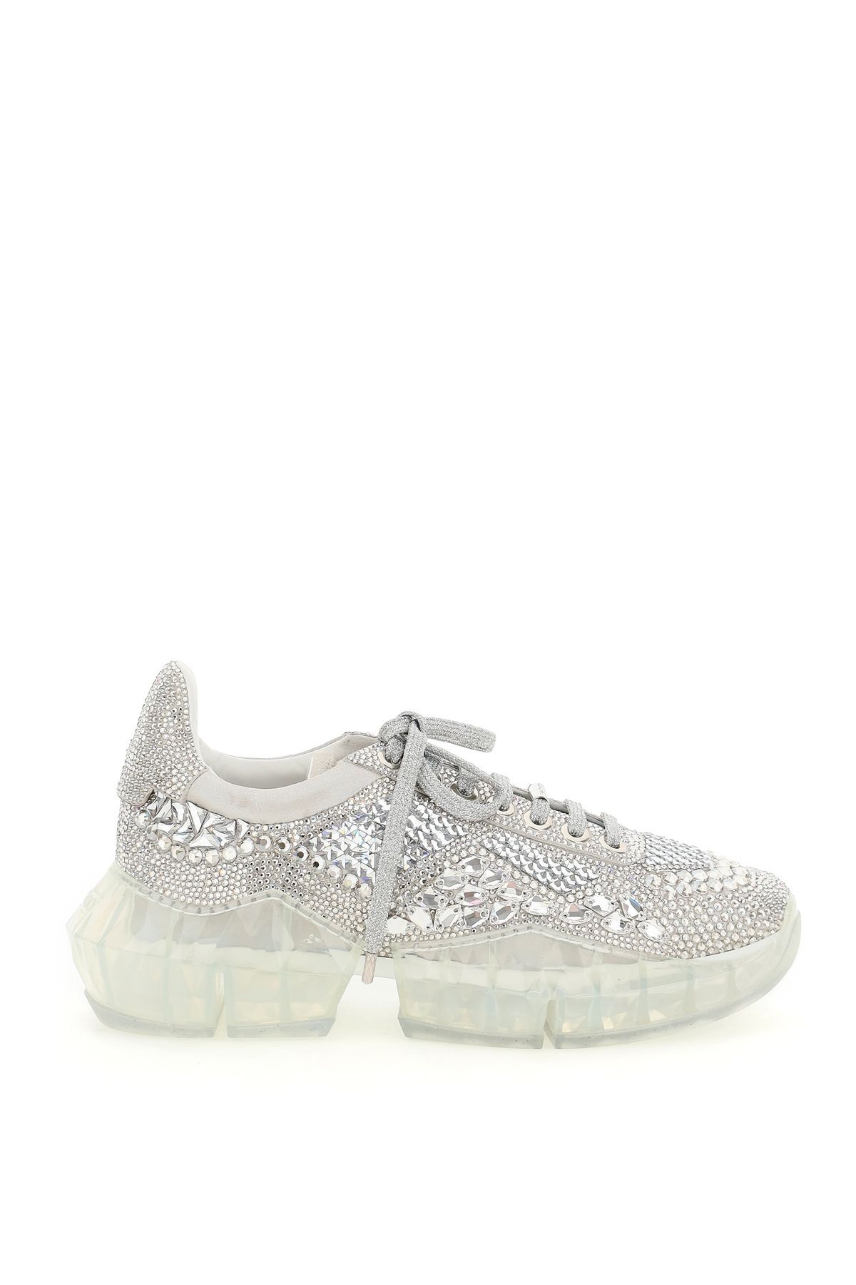 DIAMOND F SNEAKERS WITH CRYSTALS - 1