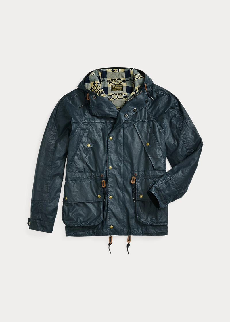 Oilcloth Hooded Jacket 1